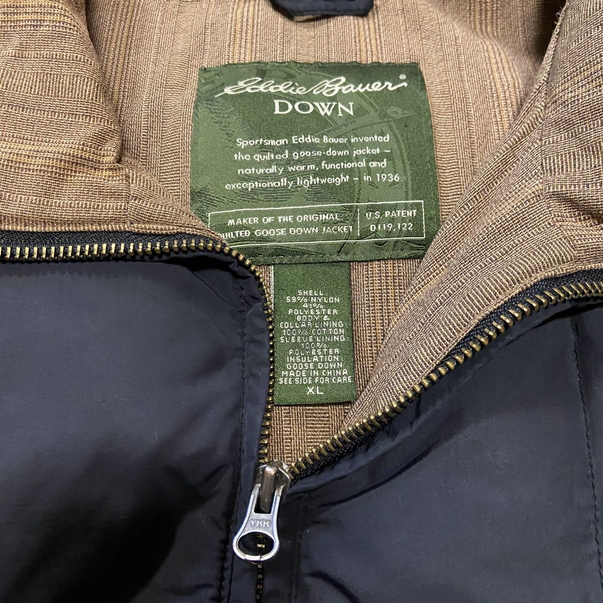 Eddie Bauer Goose Down Puffer Jacket Used Size US XL / EU 56 / 4 - 3 Thumbnail