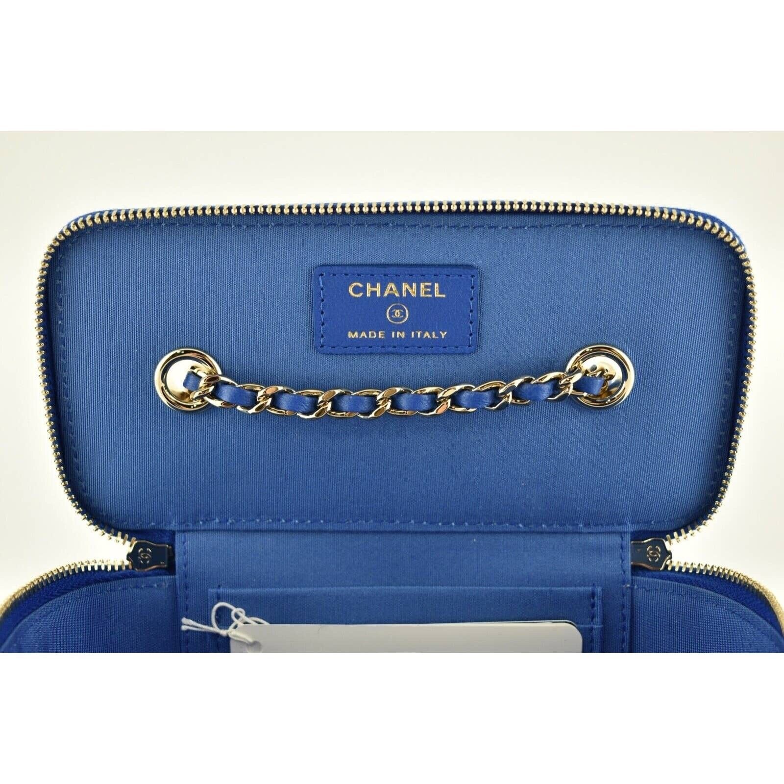 Chanel Chanel Raffia Small Vanity With Chain Shoulder Crossbody Bag Size ONE SIZE - 11 Thumbnail