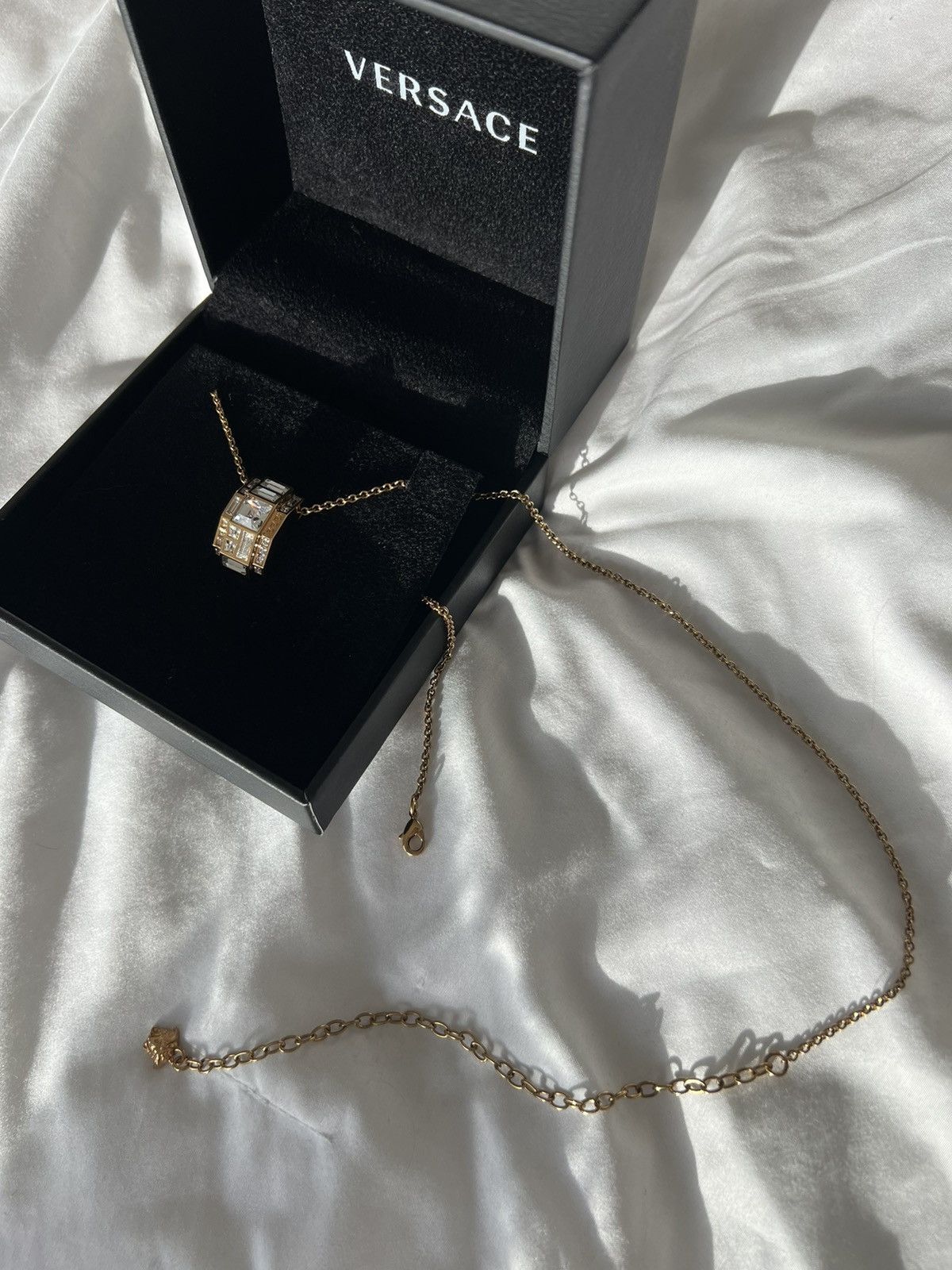 image of Versace Fw23 Runway Necklace in Gold, Men's