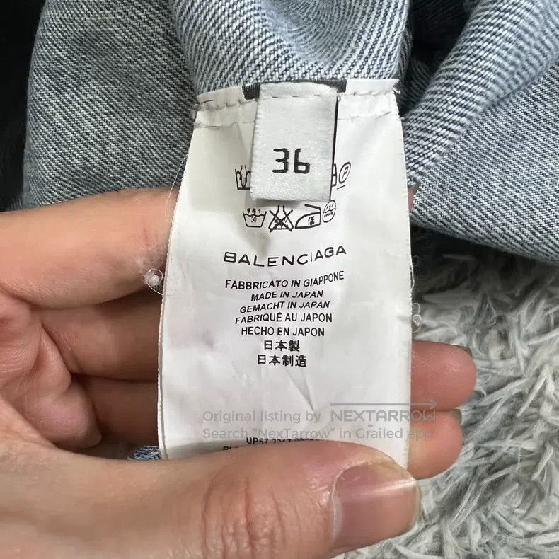 Balenciaga Balenciaga Denim Jacket Size 36 Size XS / US 0-2 / IT 36-38 - 3 Thumbnail