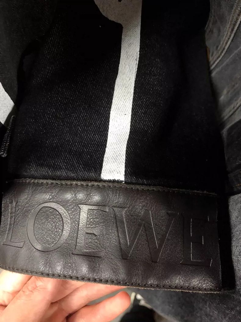 Loewe Loewe Black and gray denim jacket Size US XS / EU 42 / 0 - 6 Thumbnail