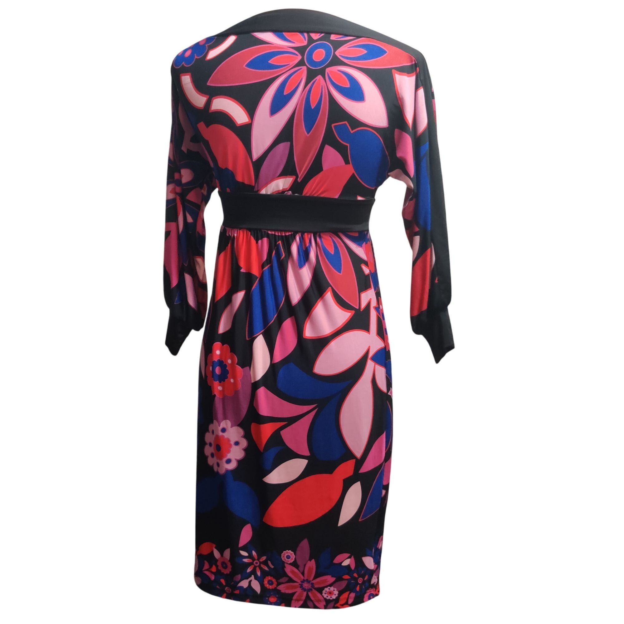 Other Olian S Floral Print Midi Dress Maternity Long Sleeve Made i Size S / US 4 / IT 40 - 2 Thumbnail