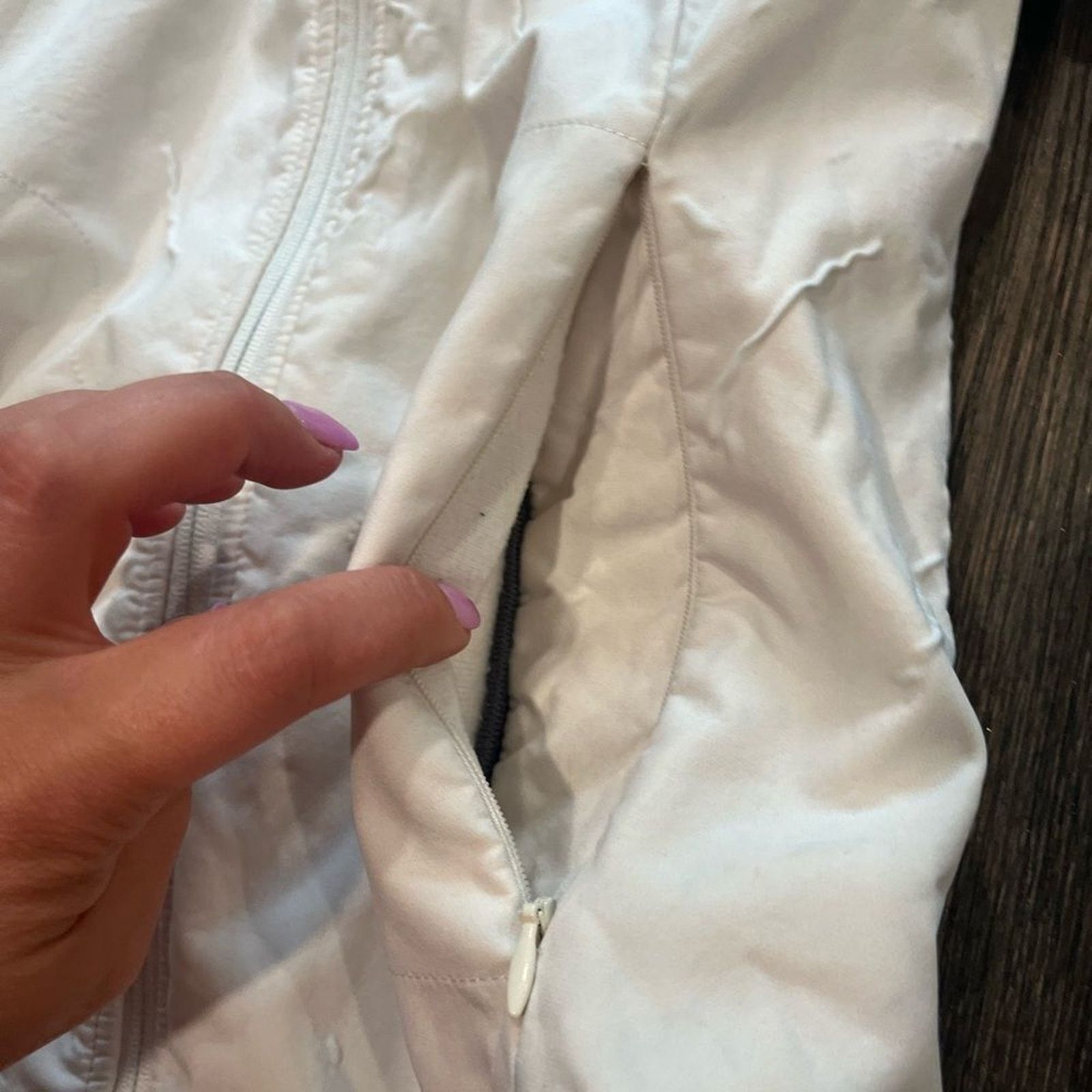 Free Country Free Country White Athletic Jacket Hooded Full Zip Fleece S Size S / US 4 / IT 40 - 3 Thumbnail