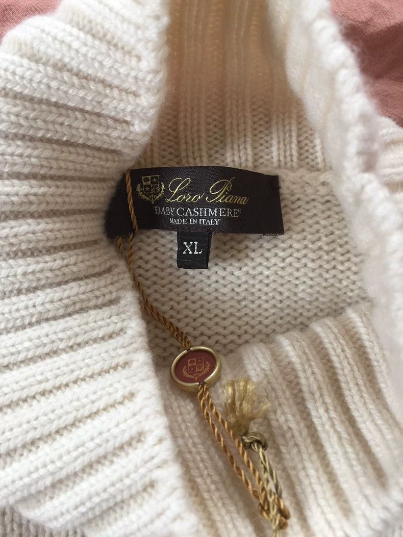 Loro Piana LORO PIANA High collar cashmere sweater Size XL / US 12-14 / IT 48-50 - 7 Thumbnail