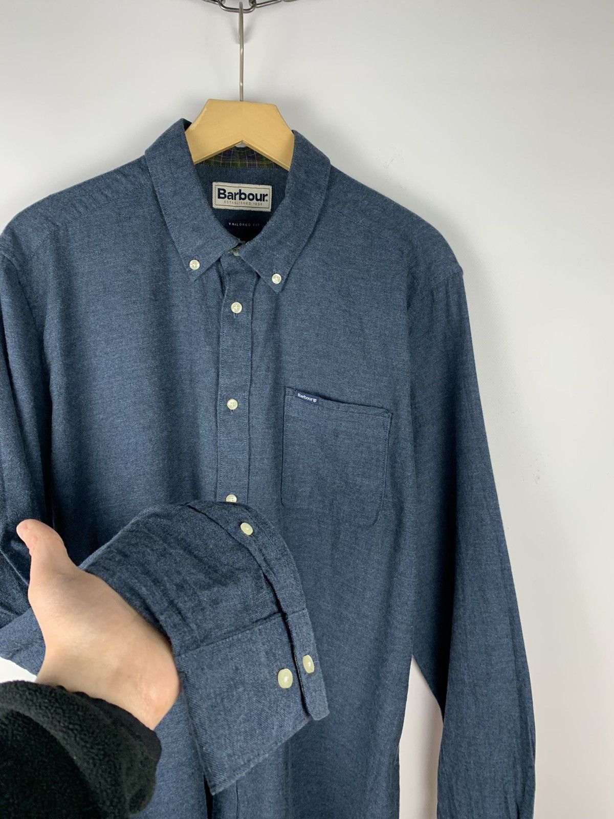 Barbour Barbour Tailored Fit Shirt Buttons Ups Long Sleeve Size M Size US M / EU 48-50 / 2 - 7 Thumbnail