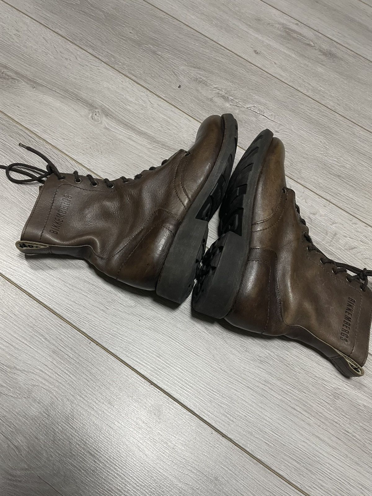 Dirk Bikkembergs Dirk Bikkembergs high leather biker military combat boots Size US 10 / EU 43 - 11 Thumbnail