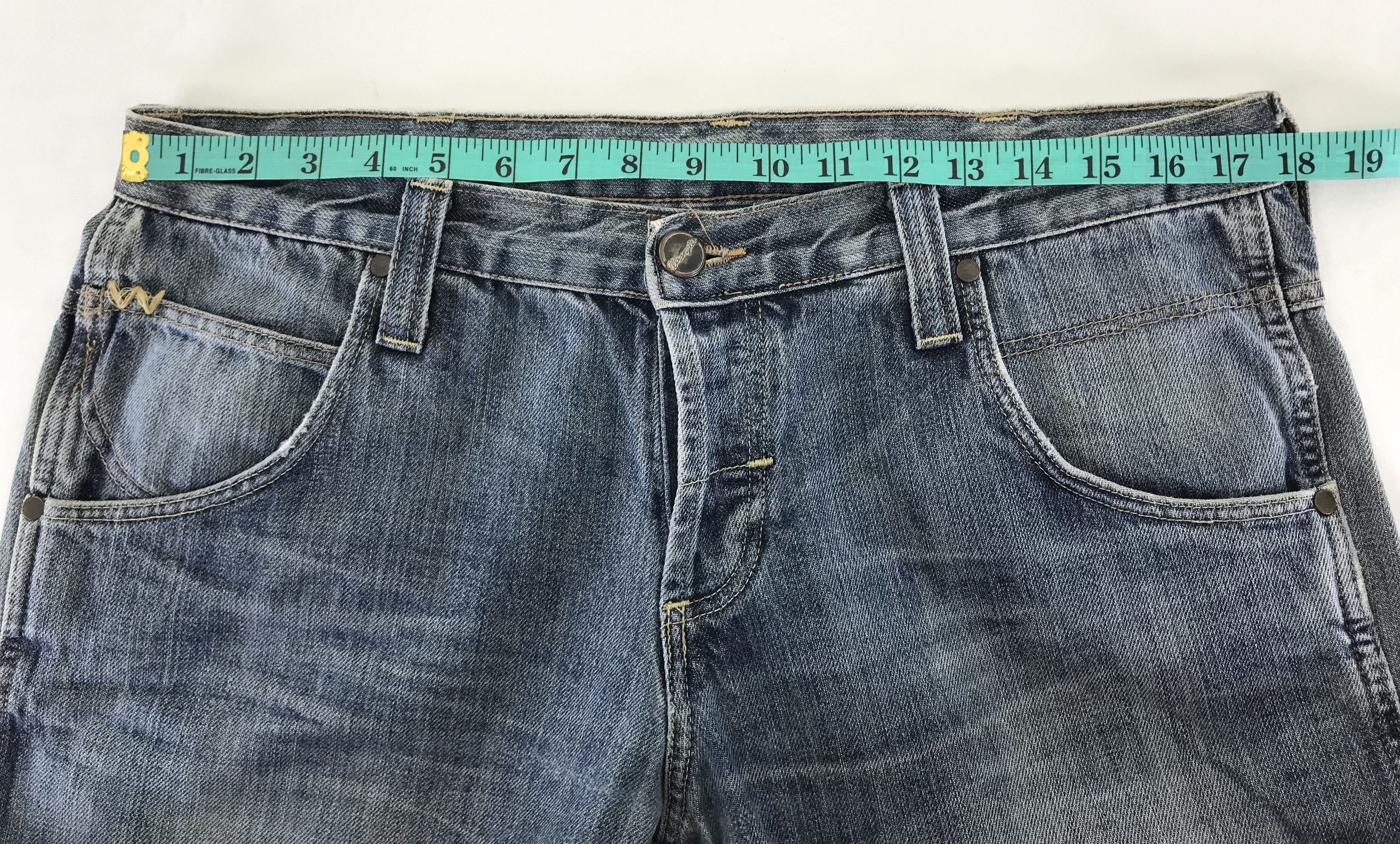 Wrangler Vintage Wrangler Fly Buttons Flare Jeans Size US 35 - 16 Thumbnail