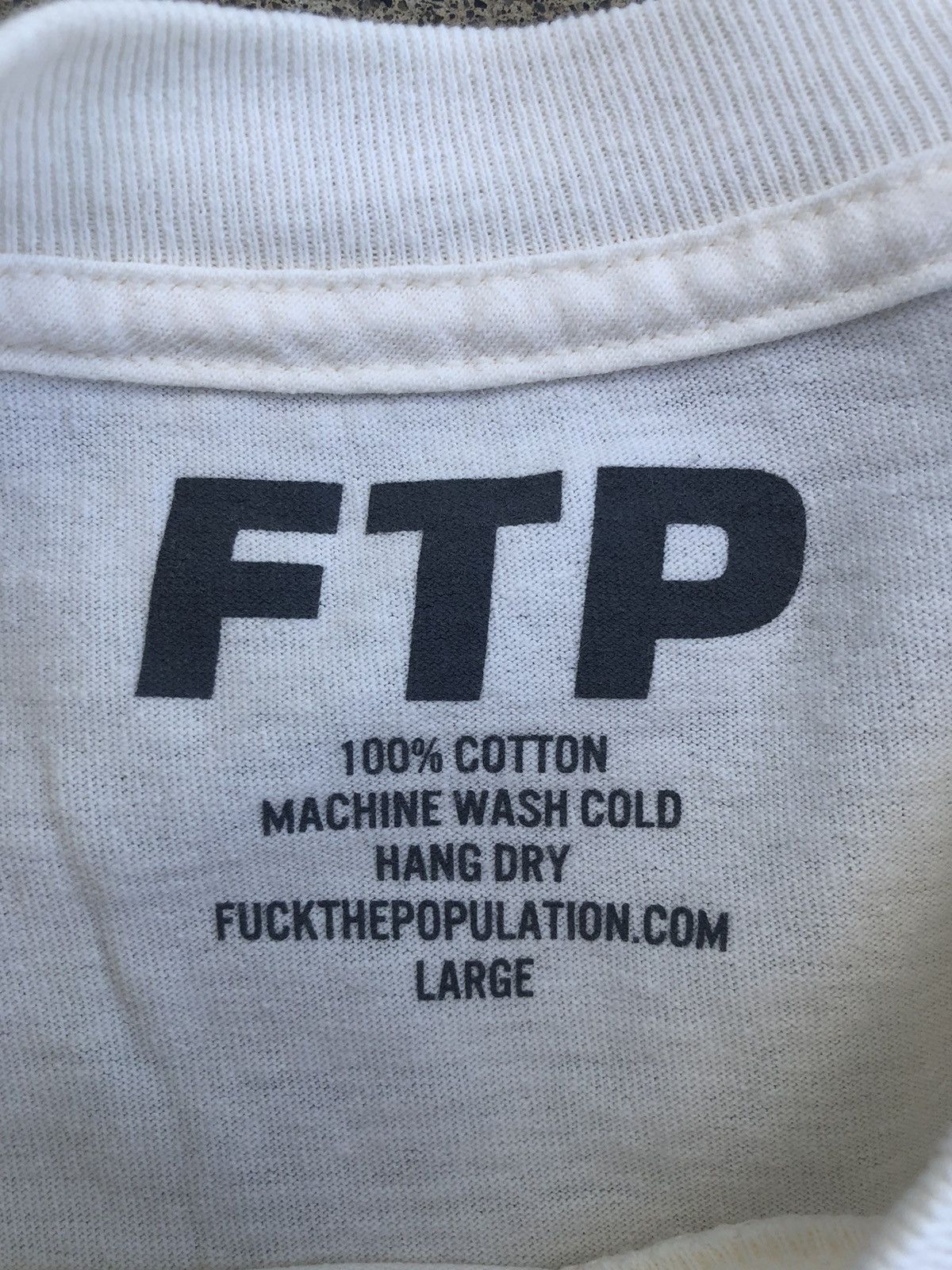 Fuck The Population × G59 Records Rare FTP Smokers logo tee Size US L / EU 52-54 / 3 - 4 Thumbnail