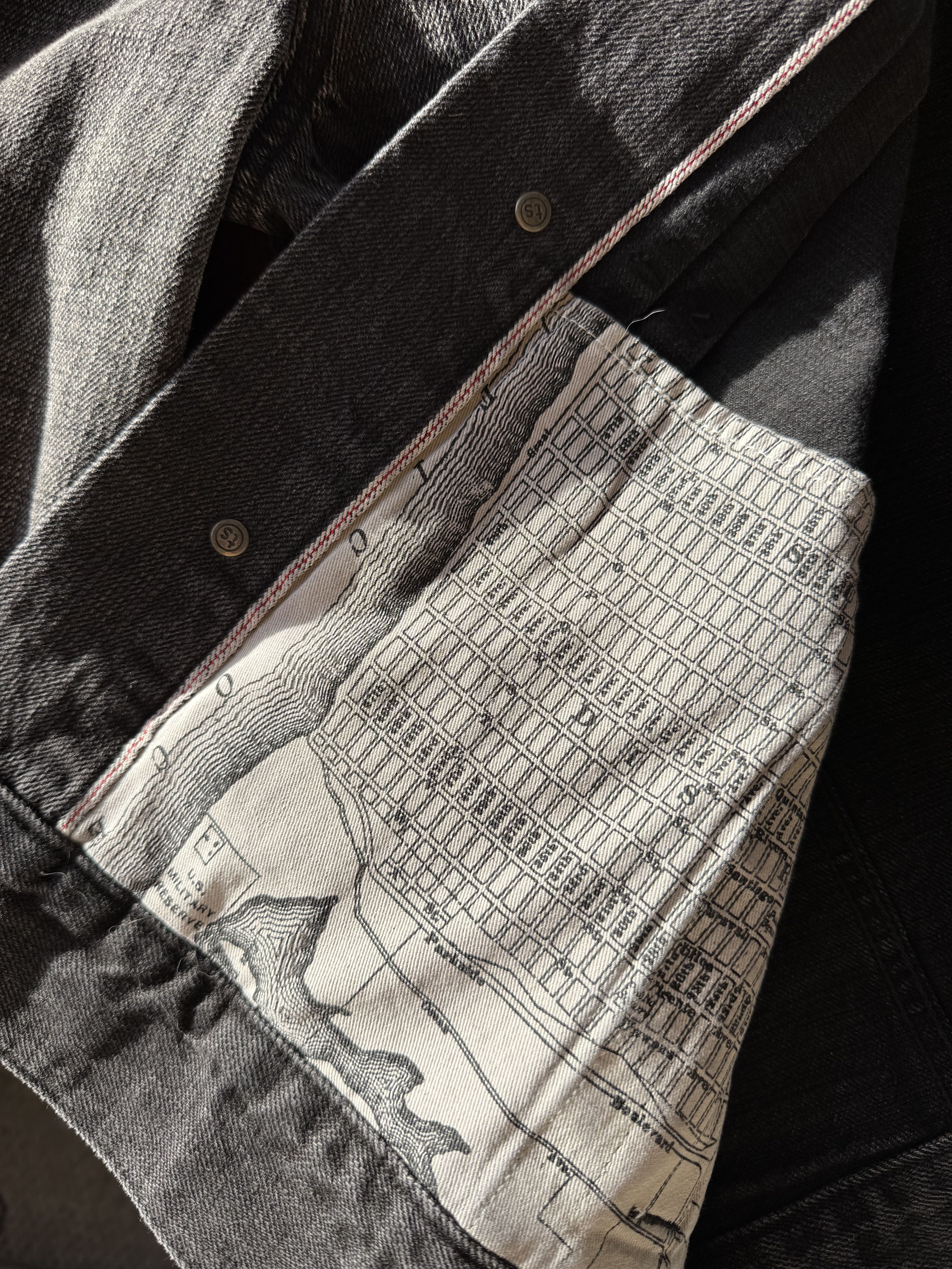 Taylor Stitch Taylor Stitch Dispatch Jacket in Black 3-Month Wash Selvage Size US S / EU 44-46 / 1 - 10 Thumbnail