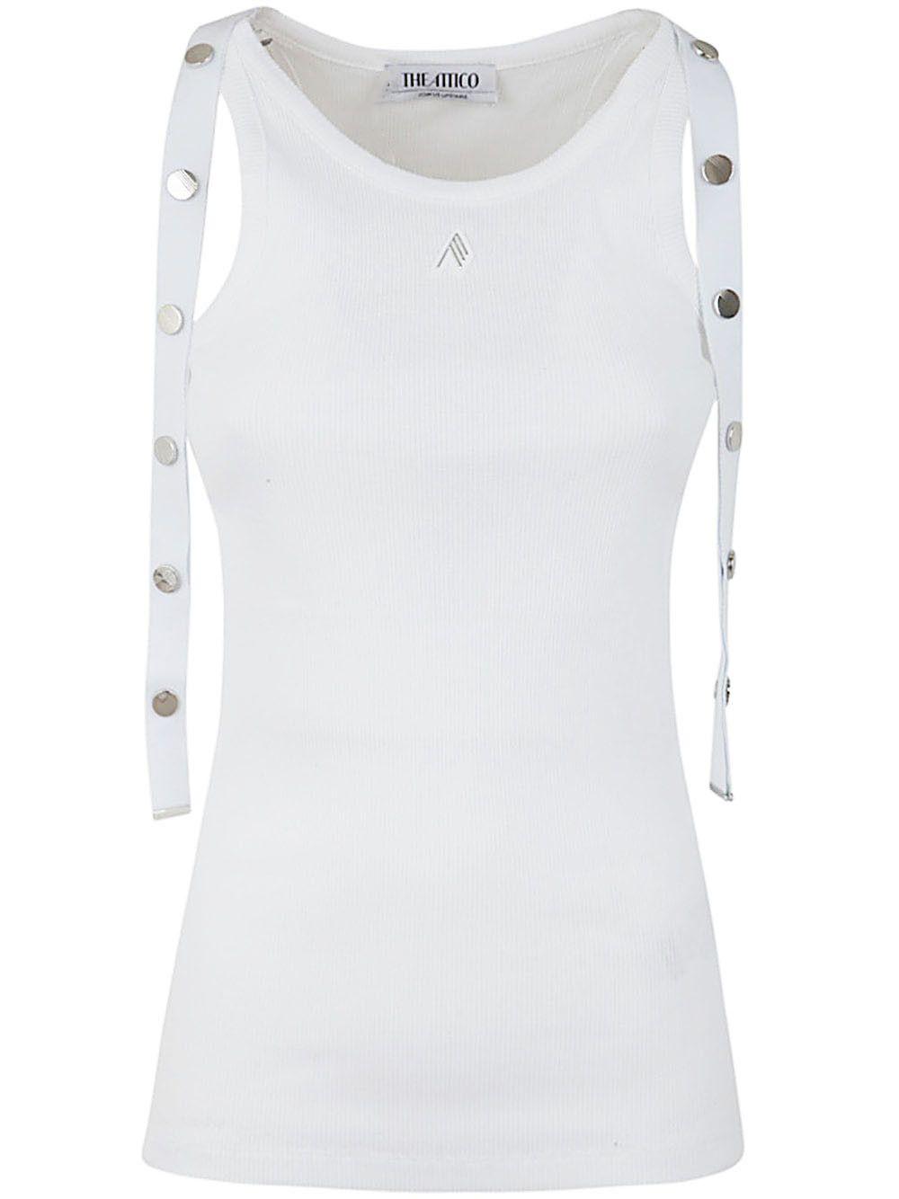 The Attico RIBBED TANK TOP Size M / US 6-8 / IT 42-44 - 1 Thumbnail