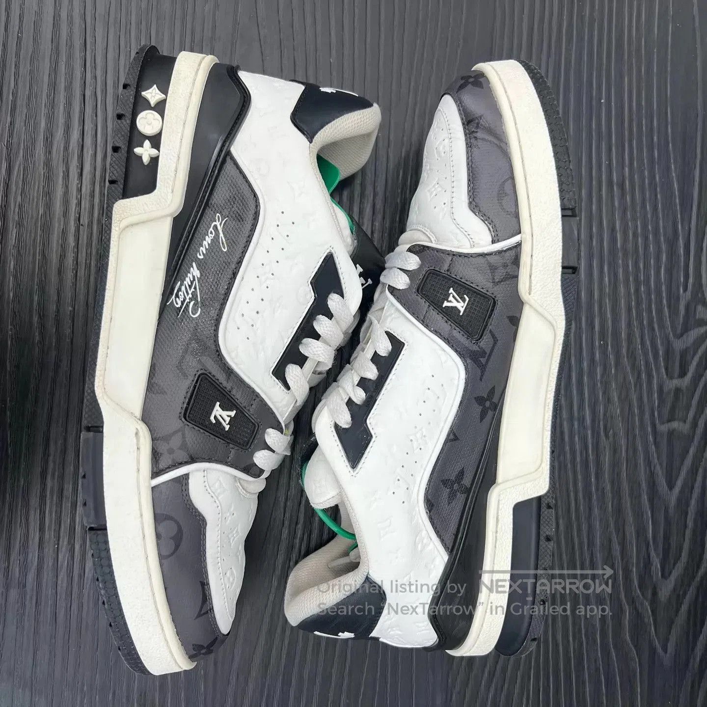 Louis Vuitton Multi Color Low Top Sneakers Size 8.5. Size US 8.5 / EU 41-42 - 3 Thumbnail