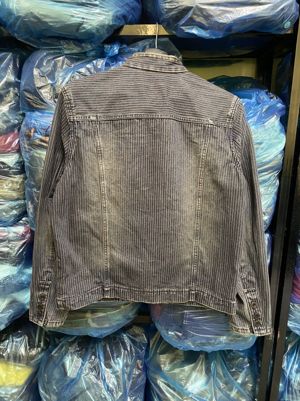 Comme Ca Ism VINTAGE COMME CA ISM INDIGO STRIPE DENIM JACKET Size US M / EU 48-50 / 2 - 13 Thumbnail