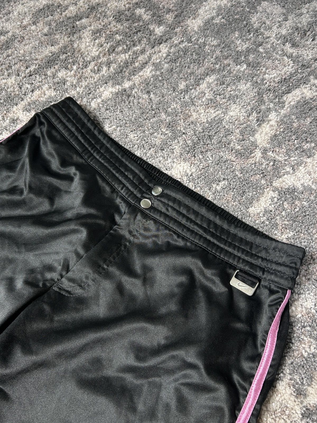 Nike × Nike ACG × Vintage Vintage Y2K Nike Baggy Pink & Black Grunge Opium Sweatpants Size 36" / US 14 / IT 50 - 5 Thumbnail
