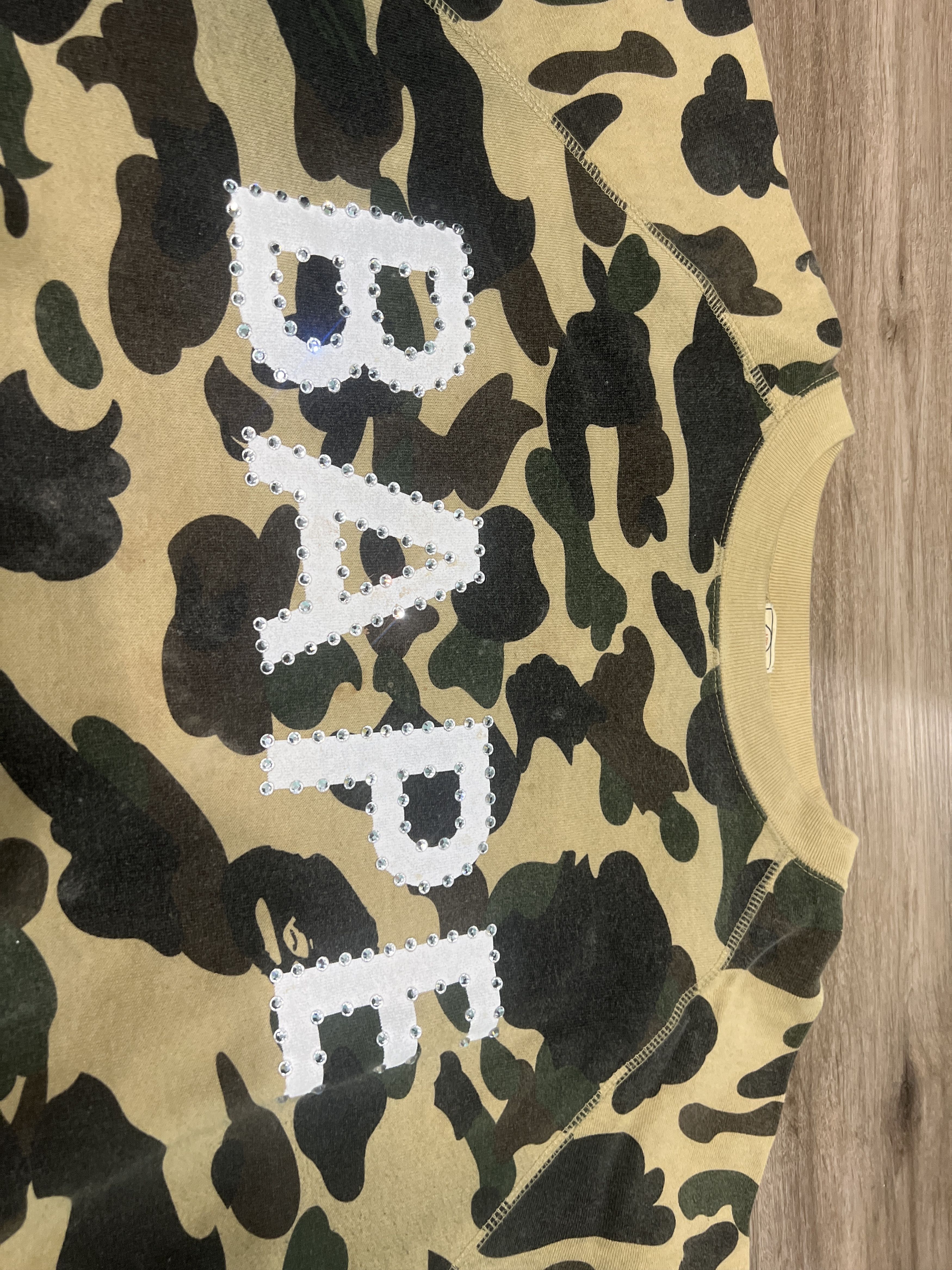 Bape Bathing Ape Bape Swarovski Crystal Camo Sweater Shirt Size US M / EU 48-50 / 2 - 2 Thumbnail