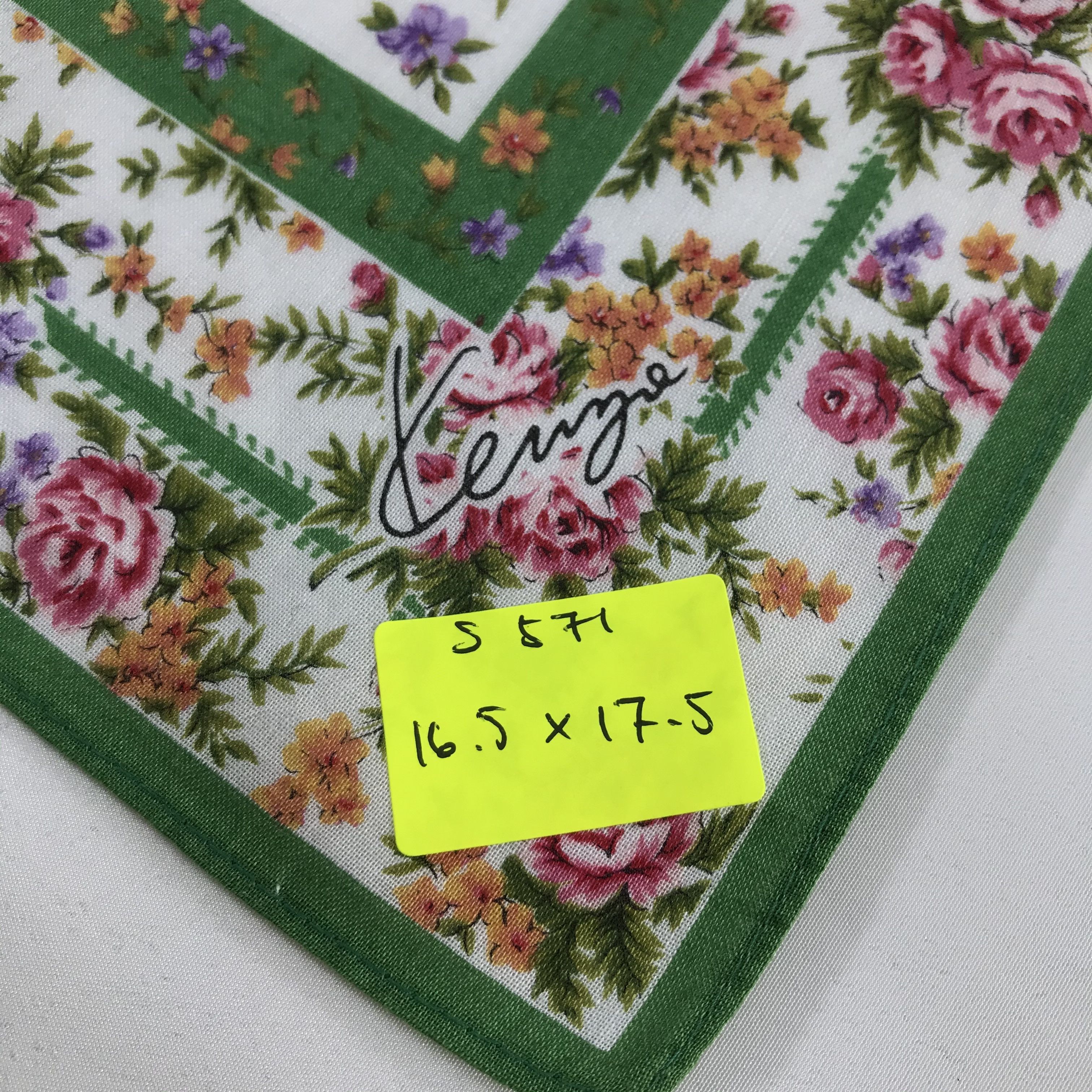 Kenzo × Vintage Kenzo Bandana / Handkerchief / Neckerchief - S571 Size ONE SIZE - 5 Thumbnail