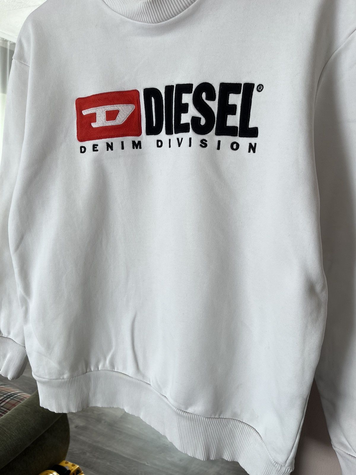 Diesel Diesel Sweatshirt Big Logo Denim Division Pullover Size XS Size US XS / EU 42 / 0 - 3 Thumbnail