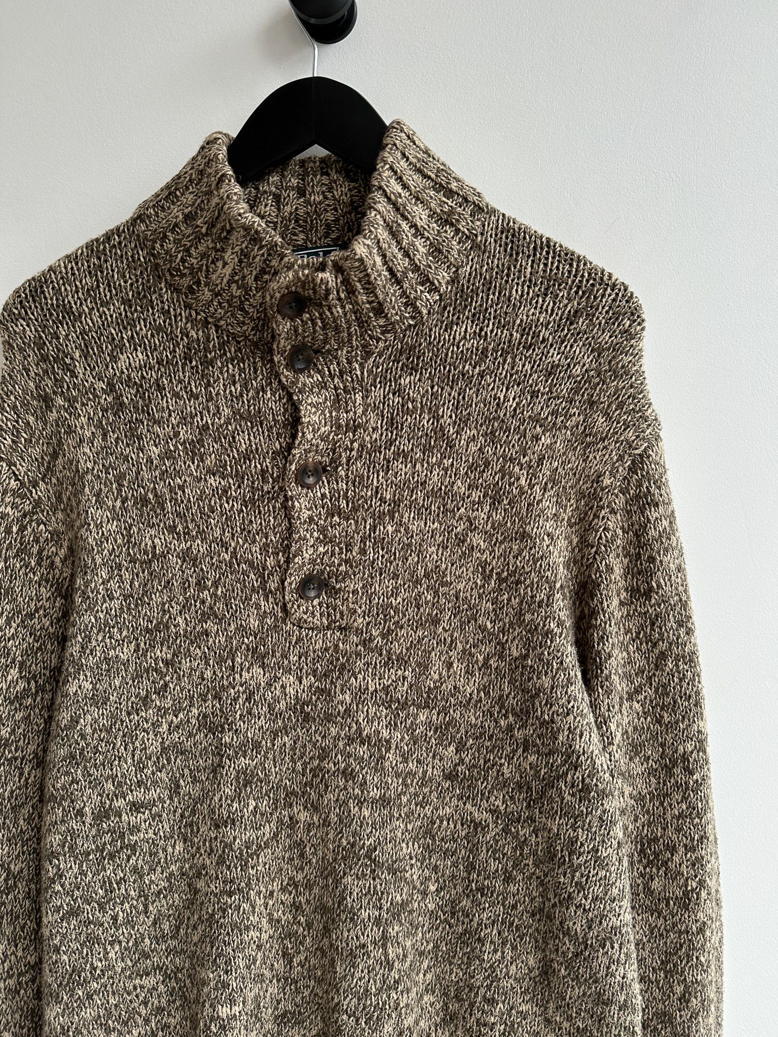 Polo Ralph Lauren Polo Ralph Lauren Knit Henley Sweater Pullover Size US L / EU 52-54 / 3 - 2 Thumbnail
