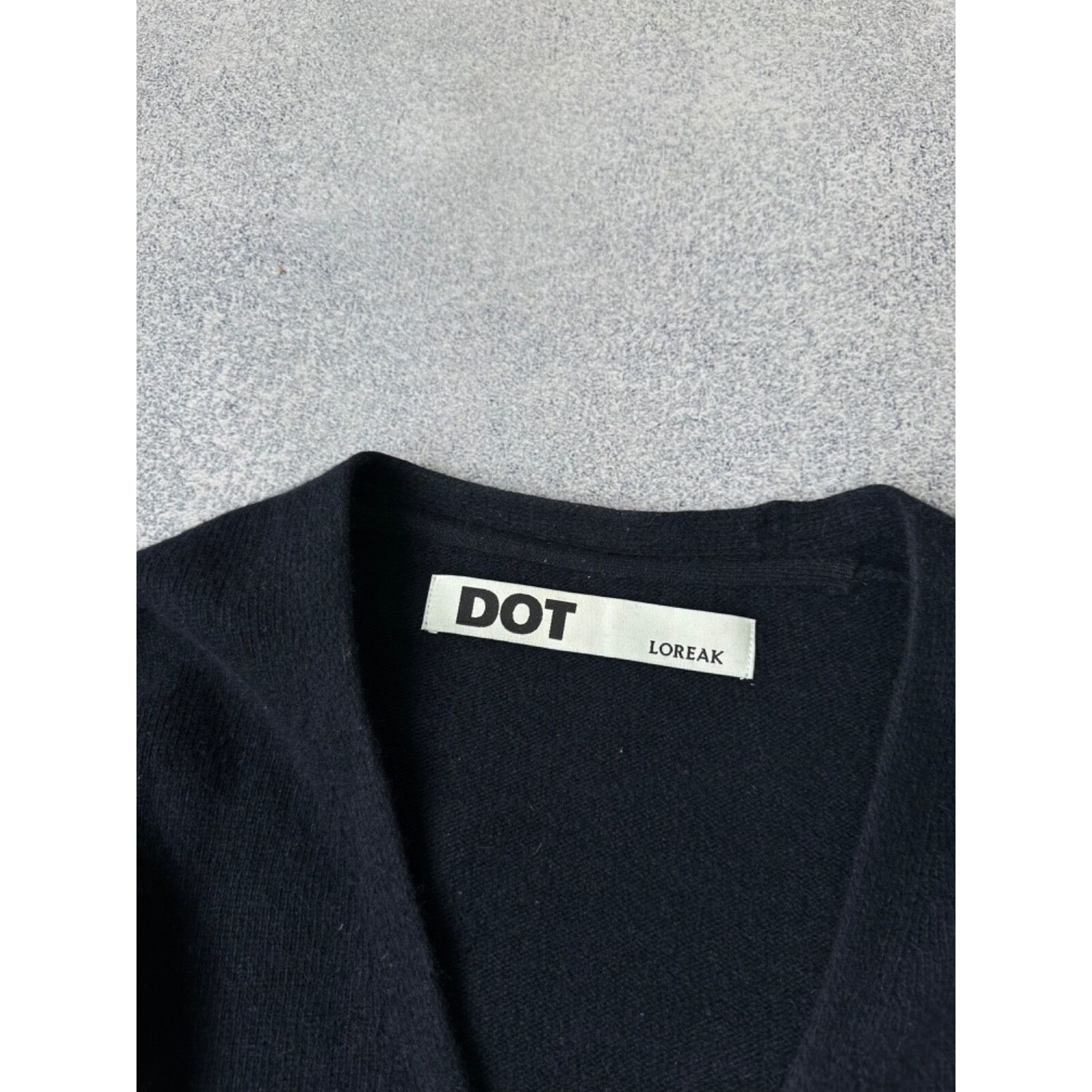 Vintage VTG DOT Loreak Navy Wool Cardigan Sweater Size US XL / EU 56 / 4 - 6 Thumbnail