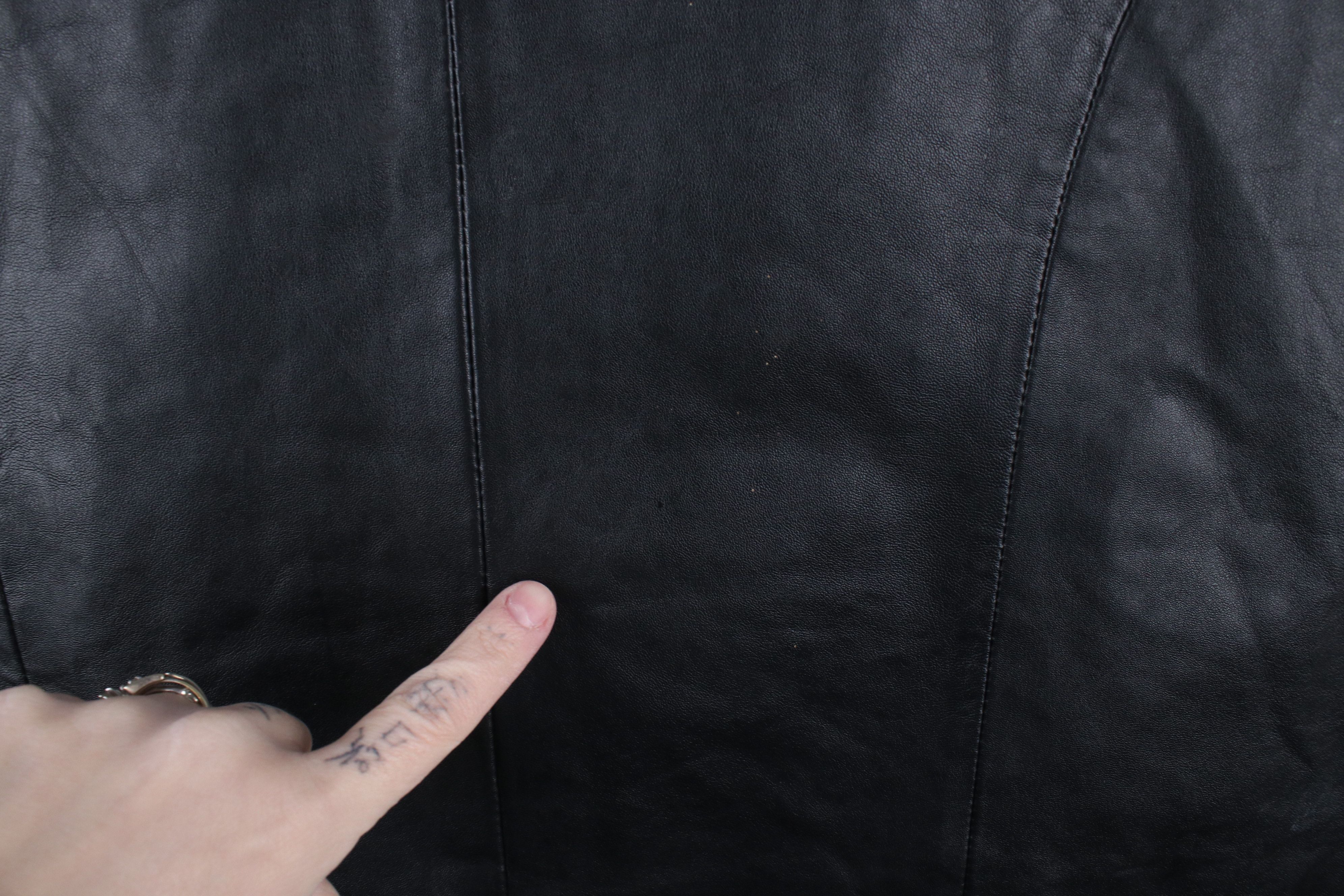 Vintage Vintage 90s Scully Leather Western Button Vest Jacket Black Size US L / EU 52-54 / 3 - 12 Thumbnail