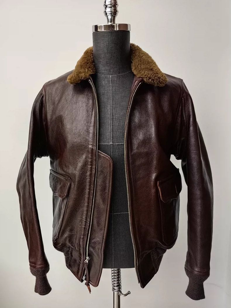 The Real McCoy's the real mccoys Size 42Flight Jacket, Reproduction M422A, G Size US M / EU 48-50 / 2 - 1 Thumbnail