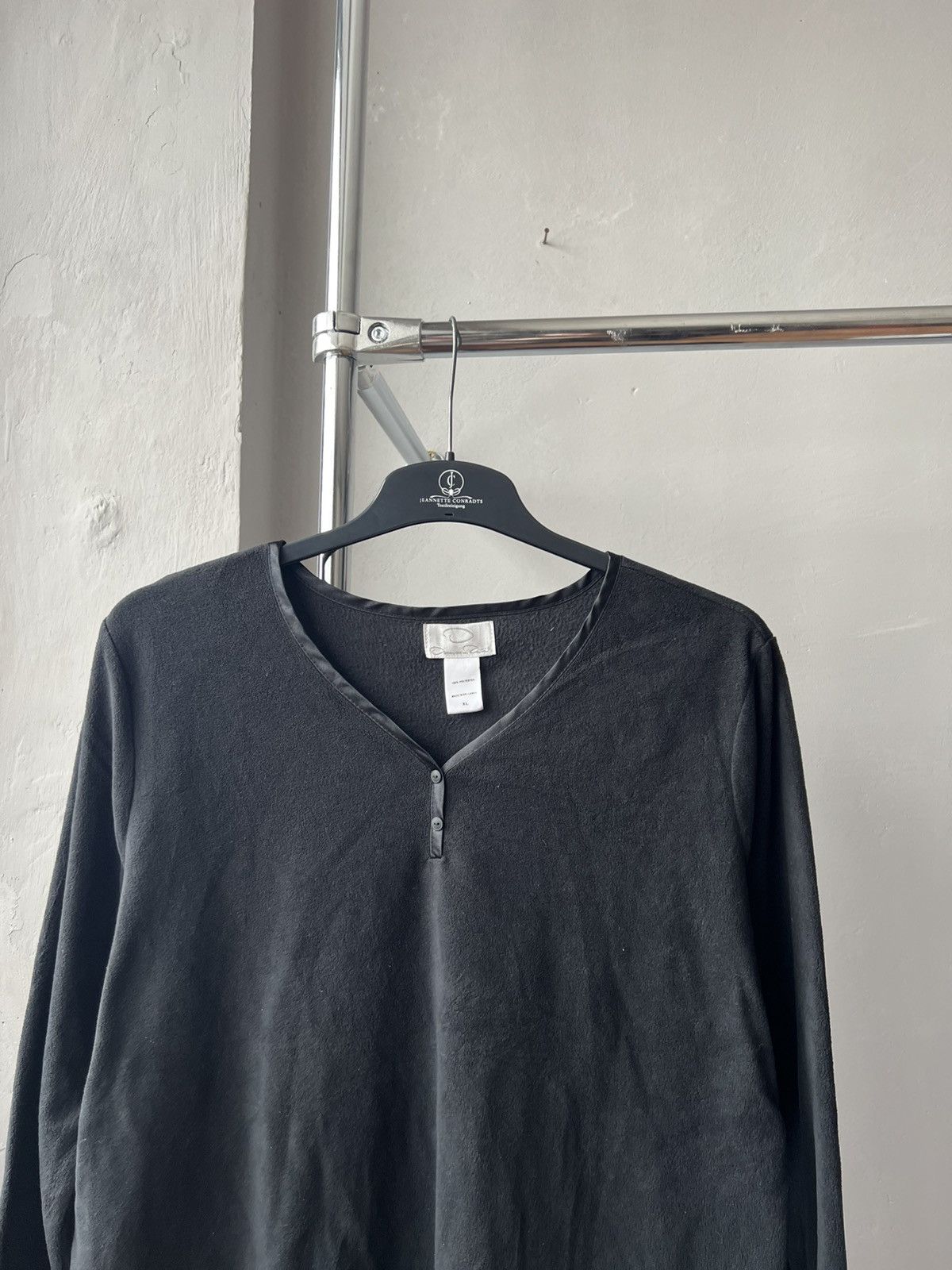 Oscar De La Renta OSCAR DE LA RENTA BLACK TEDDY WOMEN LONG SLEEVE XL Size XL / US 12-14 / IT 48-50 - 4 Thumbnail