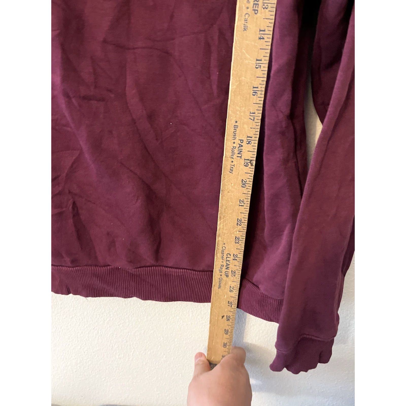 Adidas Adidas Originals Men's Small Trefoil Logo Hoodie Maroon Pullover Sweatshirt Size US S / EU 44-46 / 1 - 4 Thumbnail
