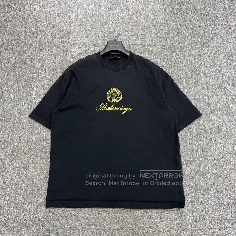 Balenciaga Balenciaga Gold thread embroidered Cupid short-sleeve Size US M / EU 48-50 / 2 - 1 Thumbnail