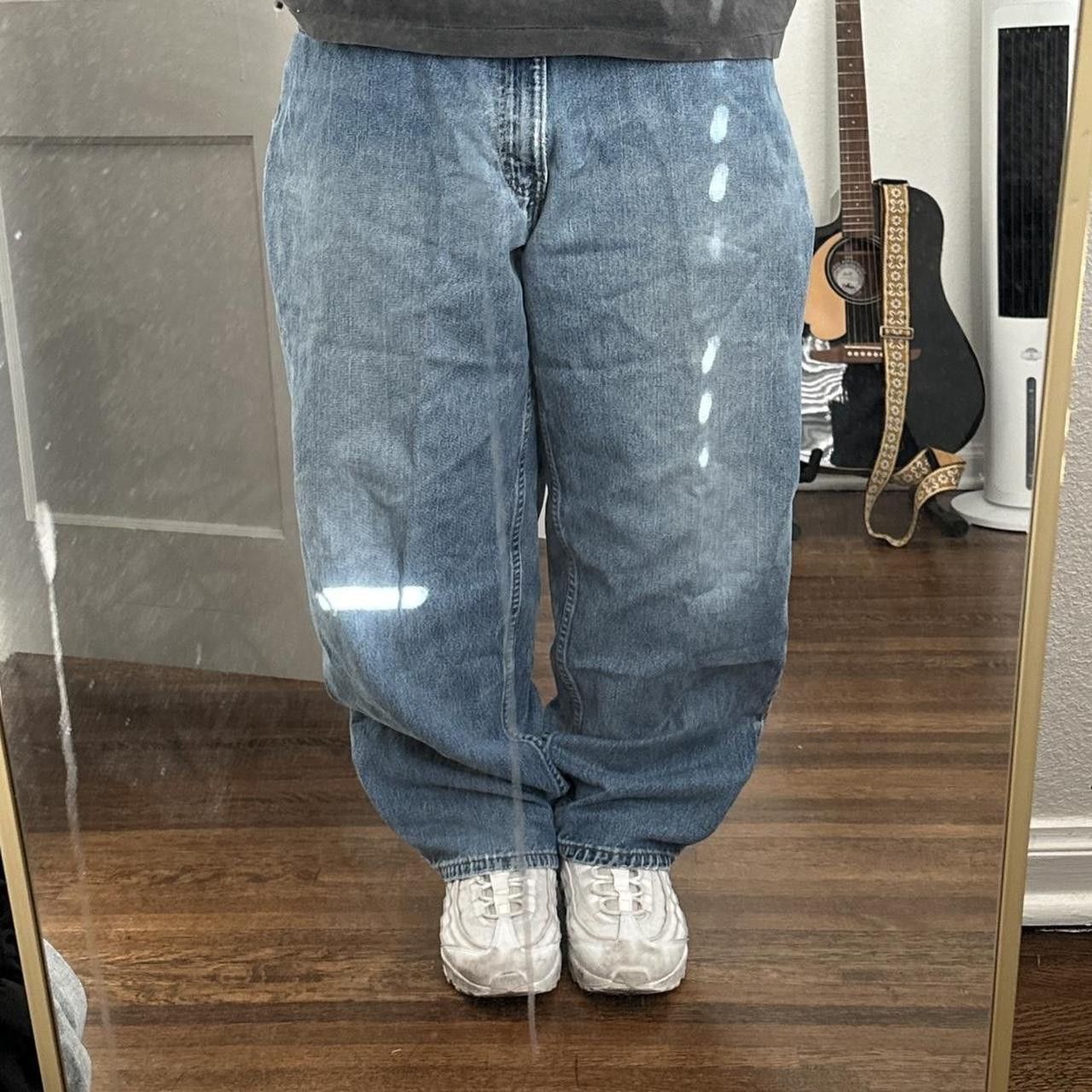 Levi's × Levi's Vintage Clothing × Southpole Y2K Levi’s SilverTab Faded Blue Baggy Jeans 36 x 30 Size US 36 / EU 52 - 2 Thumbnail