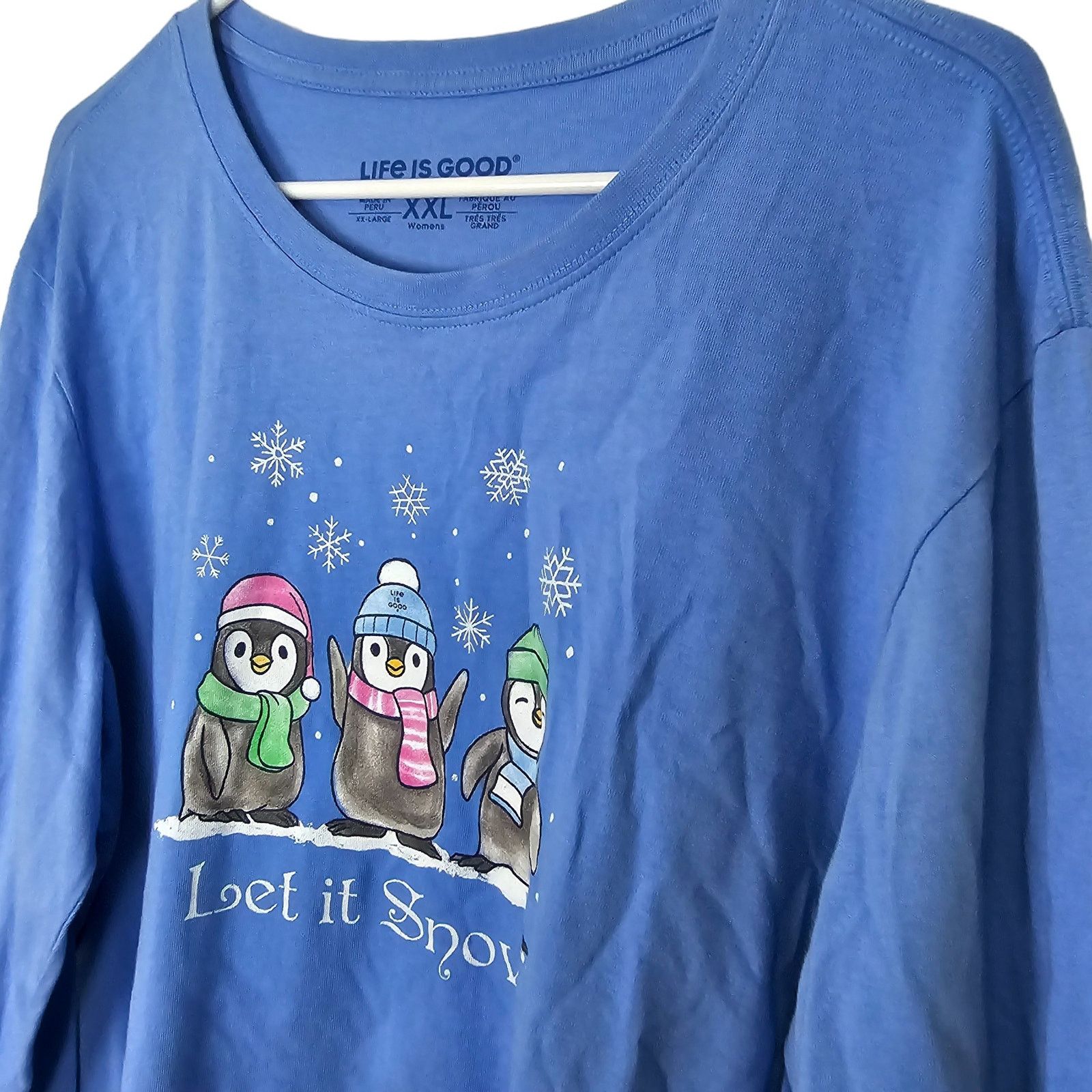 Life is Good Life Is Good Womens Crusher Tee Size XXL Let It Snow Penguin Size XXL / US 16-18 / IT 52-54 - 6 Thumbnail