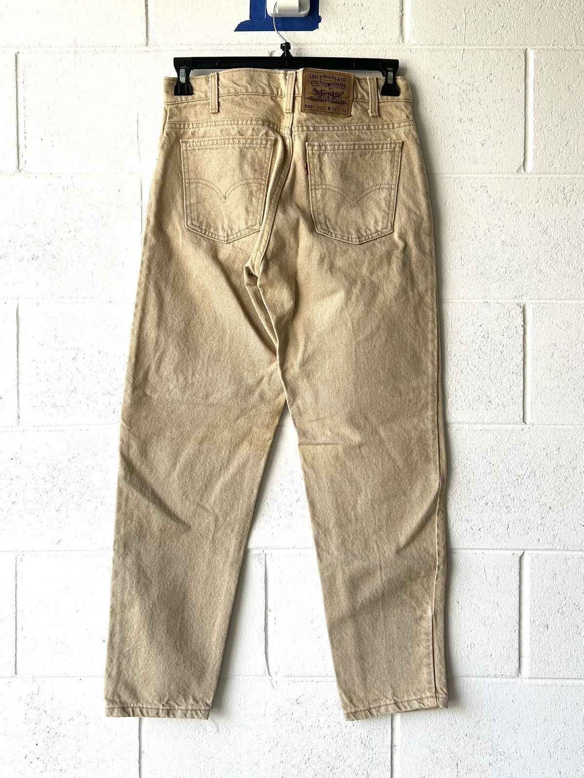Levi's Vintage Levi’s 550 Orange Tab Denim Pants Size US 30 / EU 46 - 2 Thumbnail
