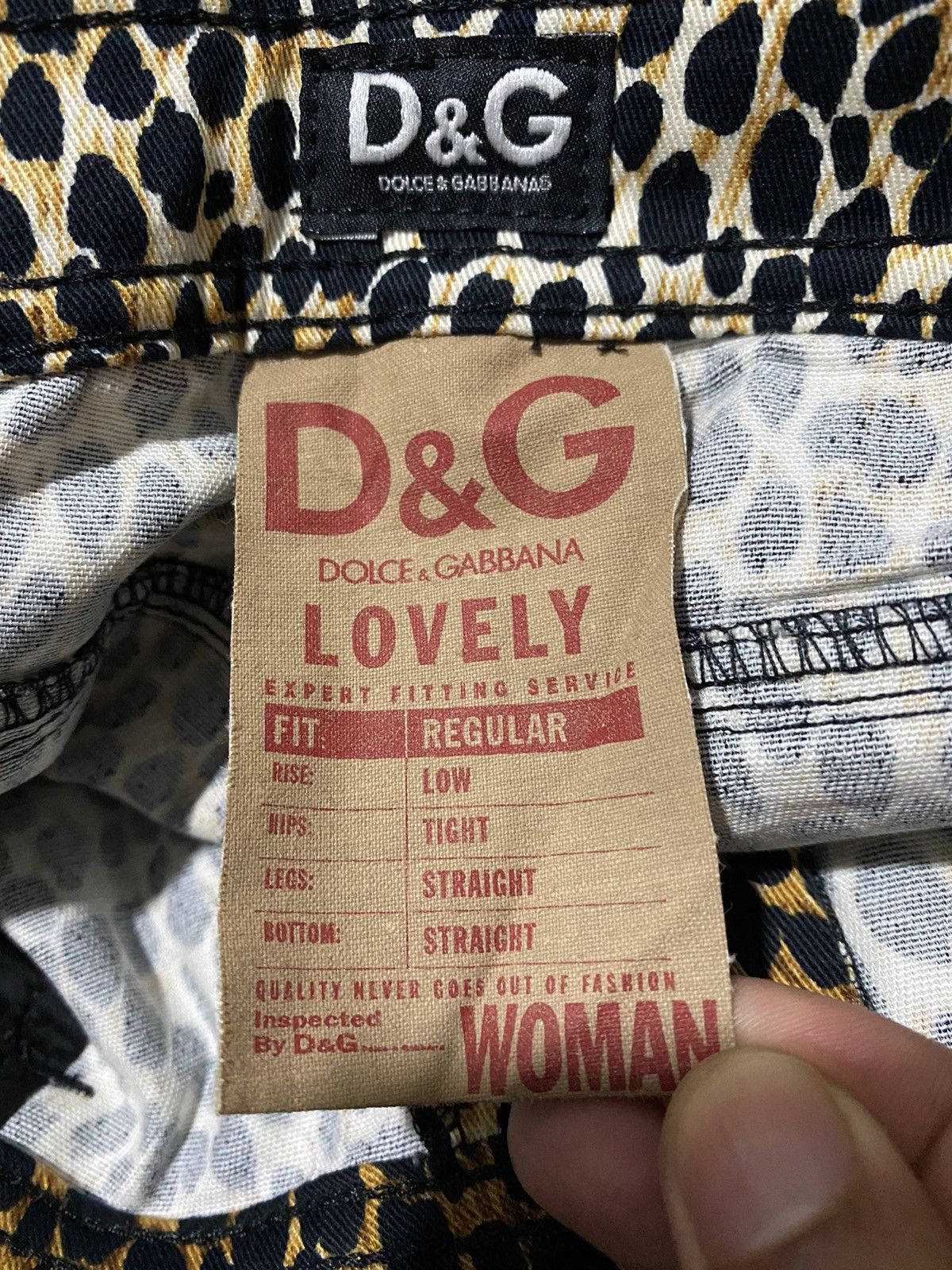 Dolce & Gabbana Dolce and Gabbana Lovely woman straight cutting pants Size 30" / US 8 / IT 44 - 7 Thumbnail