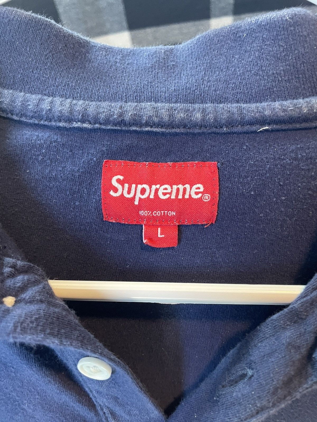 Supreme Supreme Chest Stripe Polo spring 2018 Size US L / EU 52-54 / 3 - 3 Thumbnail