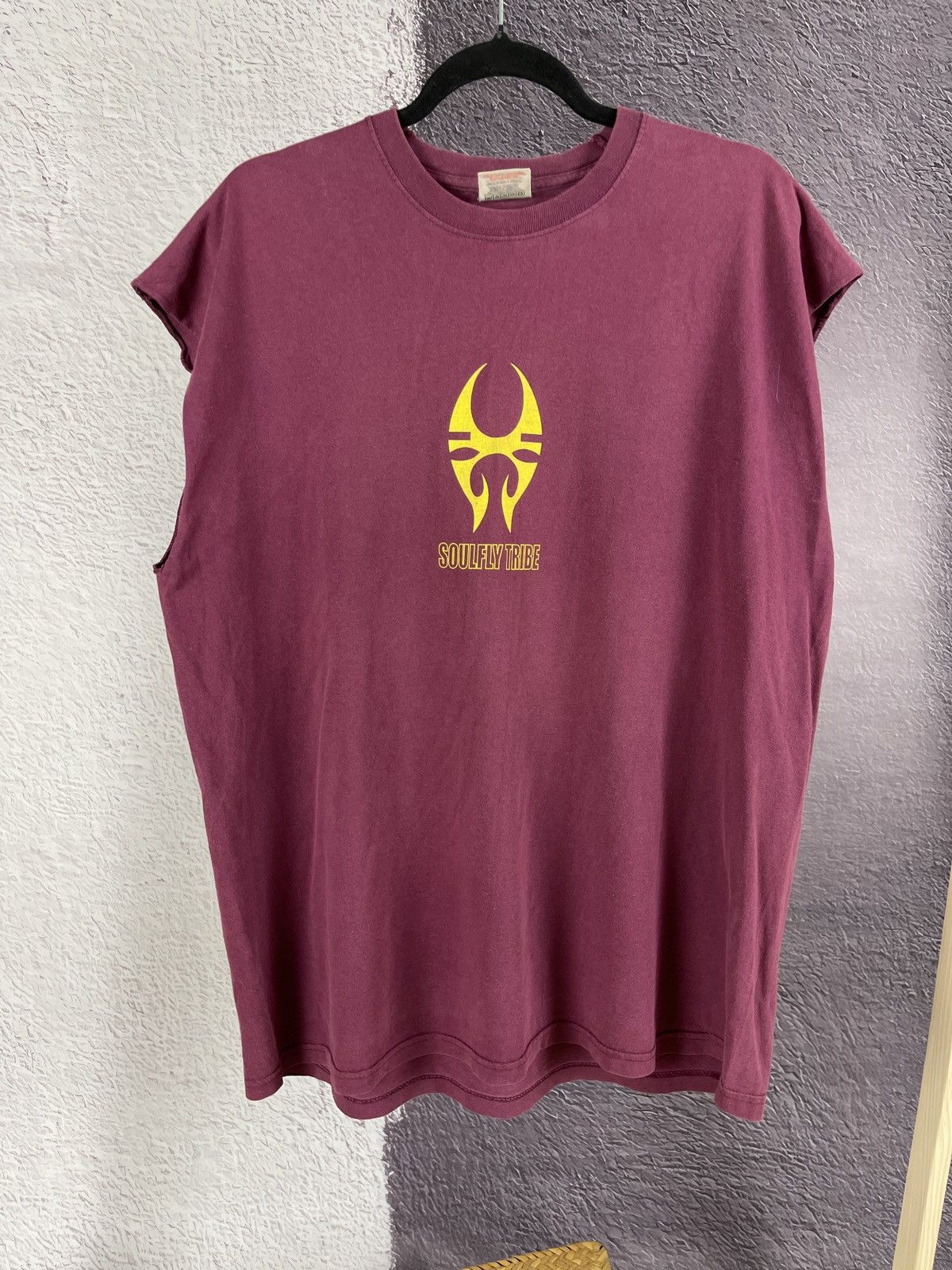 Band Tees FOTL vintage y2k red soulfly tribe nu metal promo tee shirt Size US XL / EU 56 / 4 - 4 Thumbnail