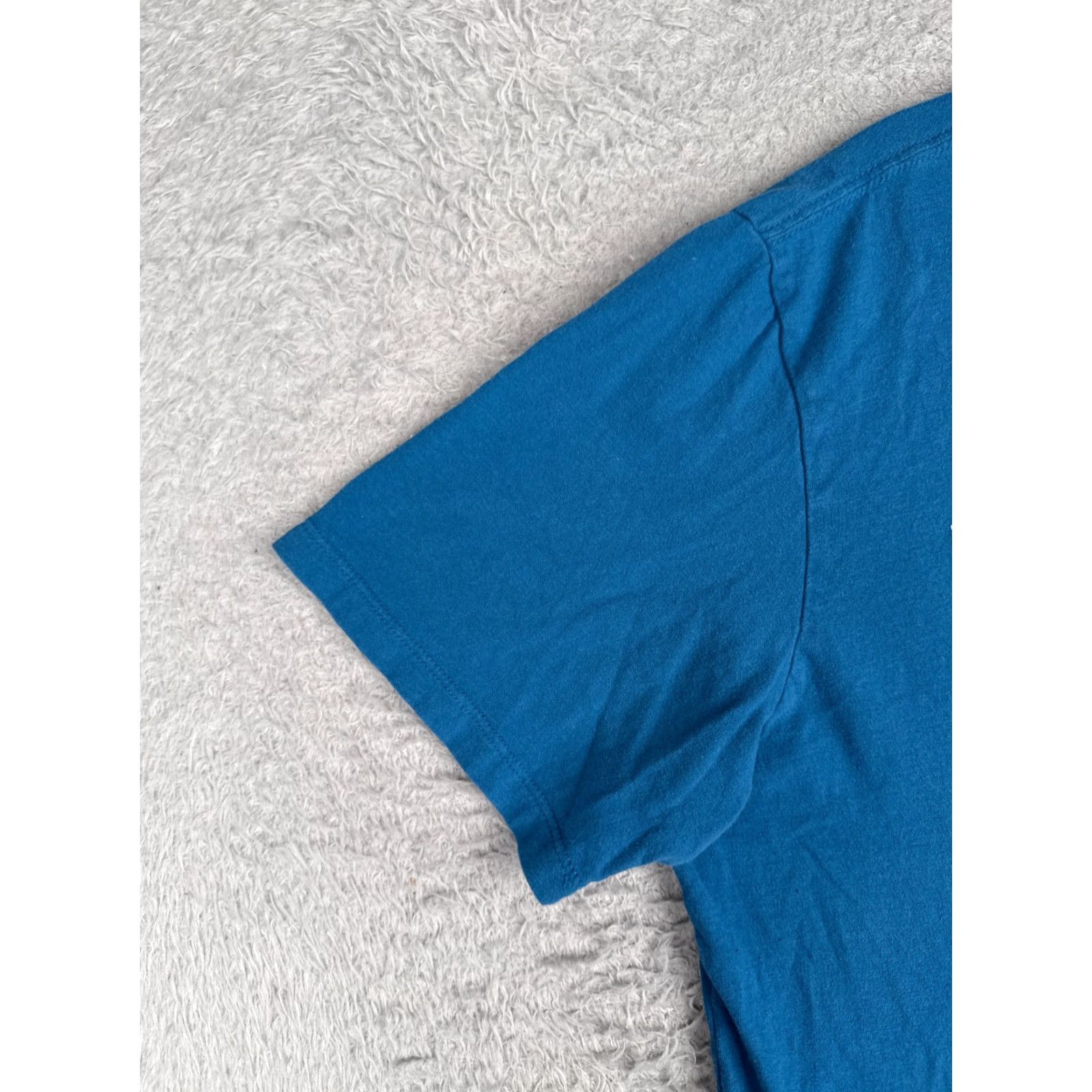 The North Face The North Face Shirt Men L Blue Short Sleeve Crew Neck 100% Cotton Size US L / EU 52-54 / 3 - 3 Thumbnail