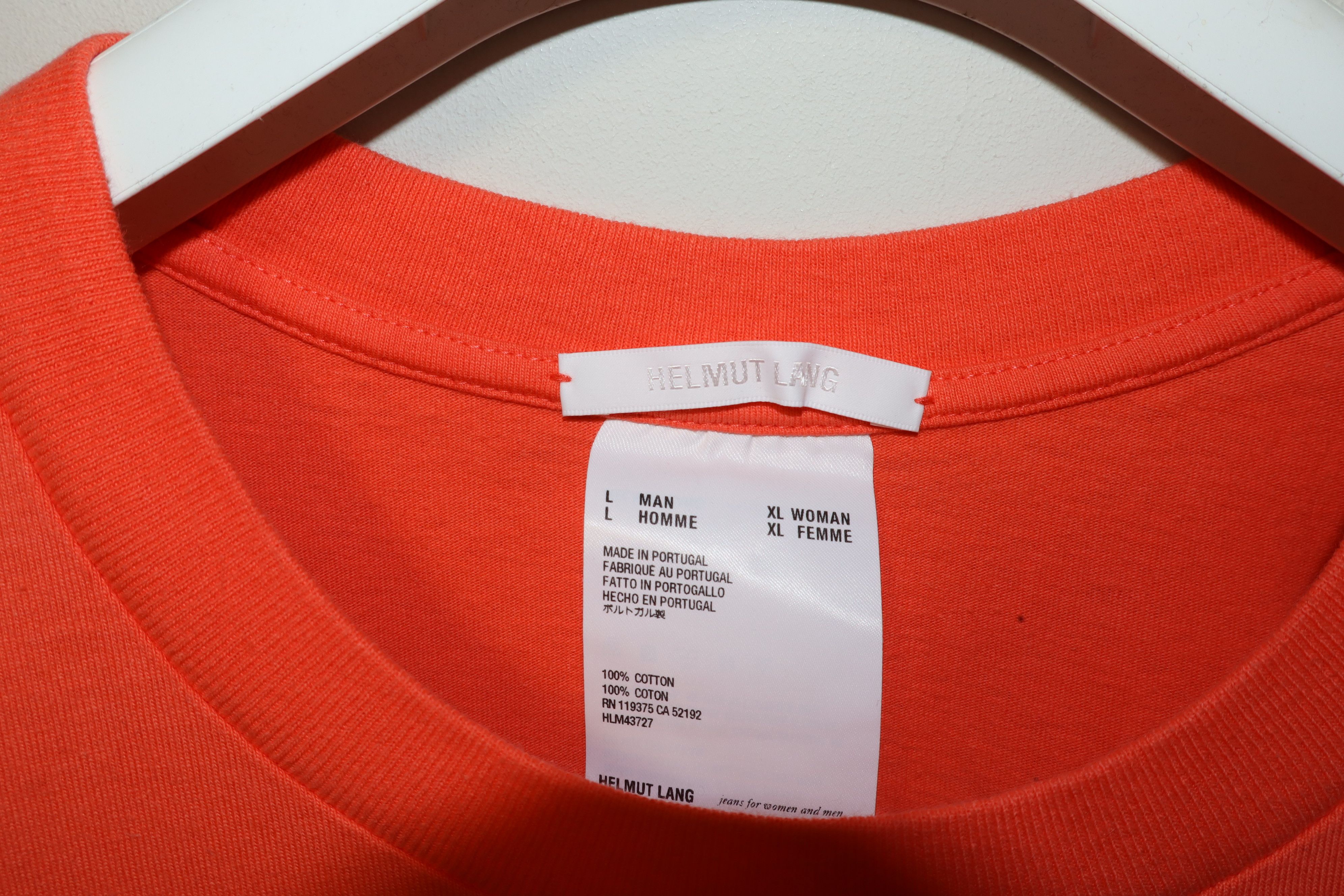 Helmut Lang Math logo print t-shirt Size US L / EU 52-54 / 3 - 5 Thumbnail