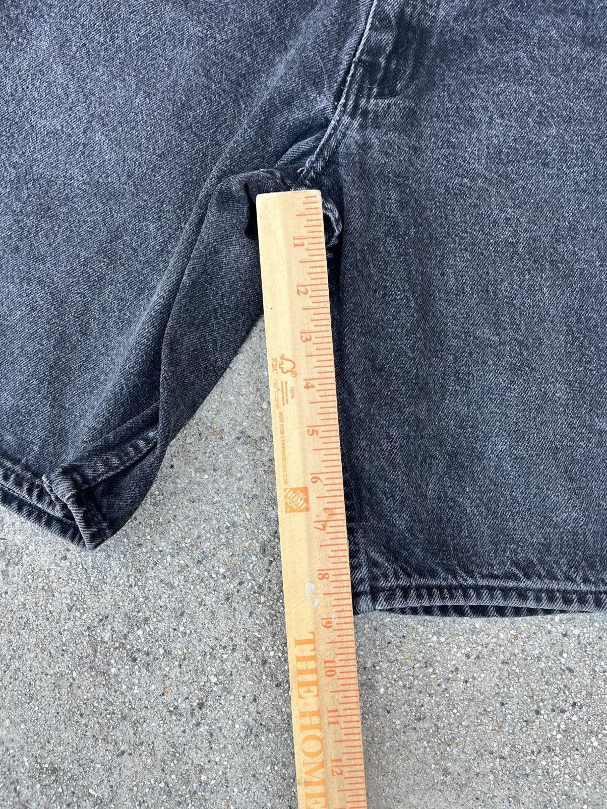 Levi's × Vintage Vintage Orange Tab Levi’s 550 Black Jean Shorts Denim Jorts Size US 29 - 8 Thumbnail