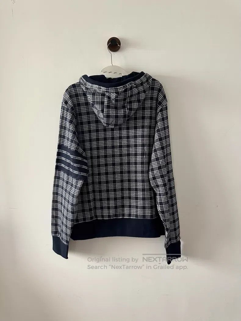 Thom Browne Thom Browne Plaid Zip-Up Hoodie Size US L / EU 52-54 / 3 - 2 Thumbnail