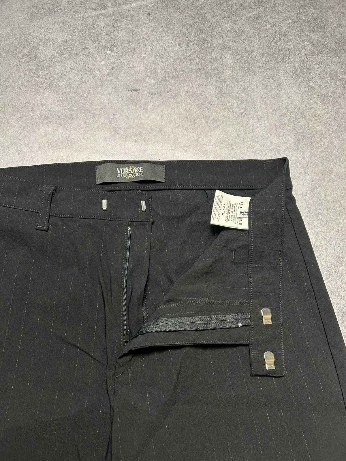 Versace × Versace Jeans Couture Women’s Versace Jeans Couture Jacket & Pants Cropped Suit Size L / US 10 / IT 46 - 14 Thumbnail