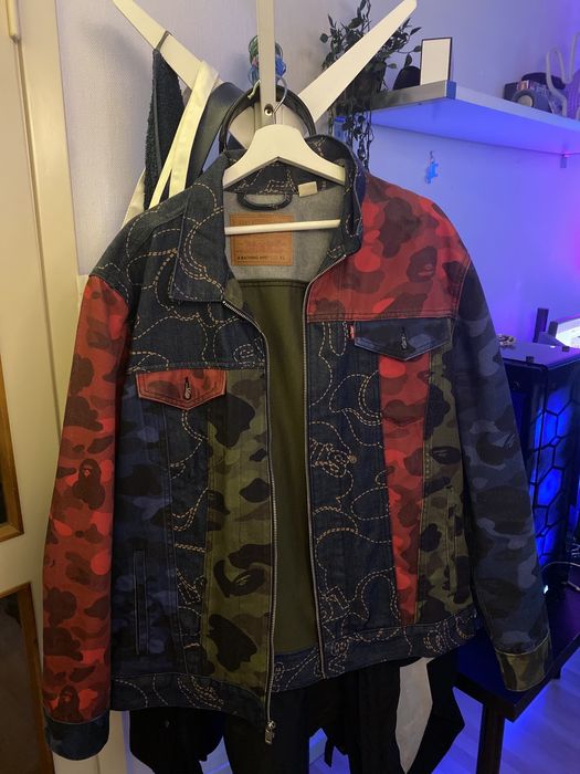 Camo Trucker Jacket - Multi-color