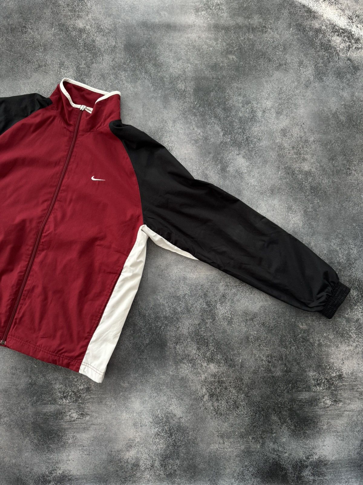 Nike Vintage Nike Track Jacket Swoosh Logo Y2K Drill 90s Size US M / EU 48-50 / 2 - 6 Thumbnail