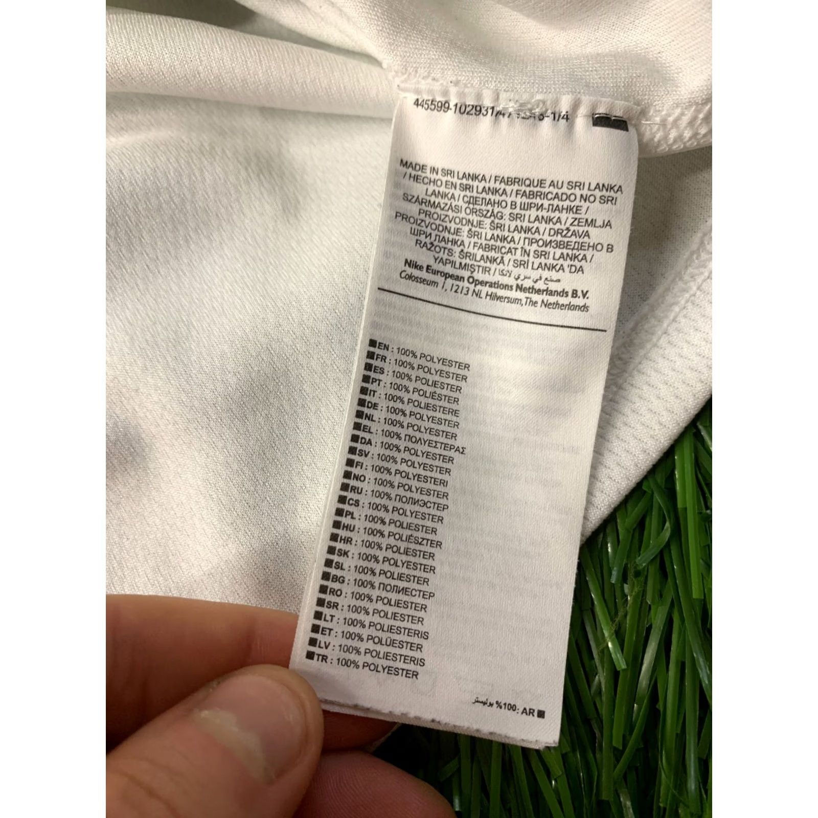 Nike Nike Dri-FIT Running Shirt Women XL White Jersey Short Sleeve Training 2018 Size XL / US 12-14 / IT 48-50 - 6 Thumbnail