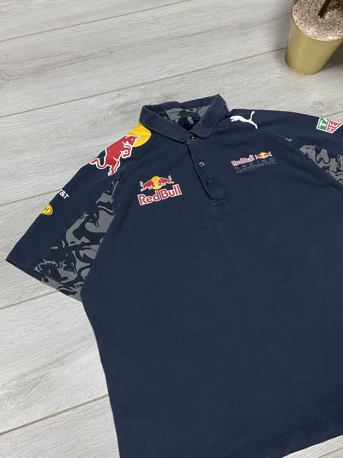 Puma × Red Bull Puma Red Bull Pirelli vintage racing shirt polo Size US XL / EU 56 / 4 - 4 Thumbnail