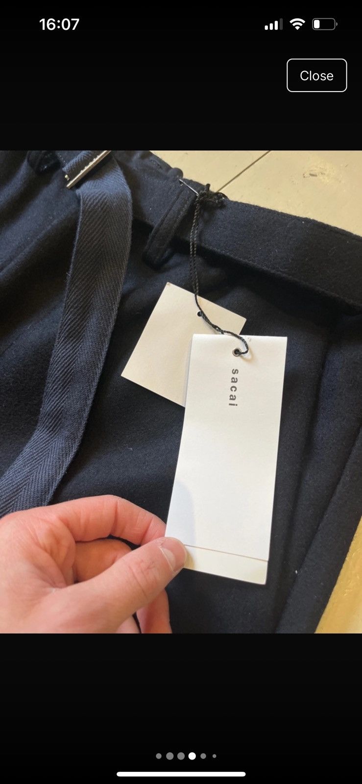 Sacai Sacai wide leg trousers Size US 32 / EU 48 - 4 Thumbnail