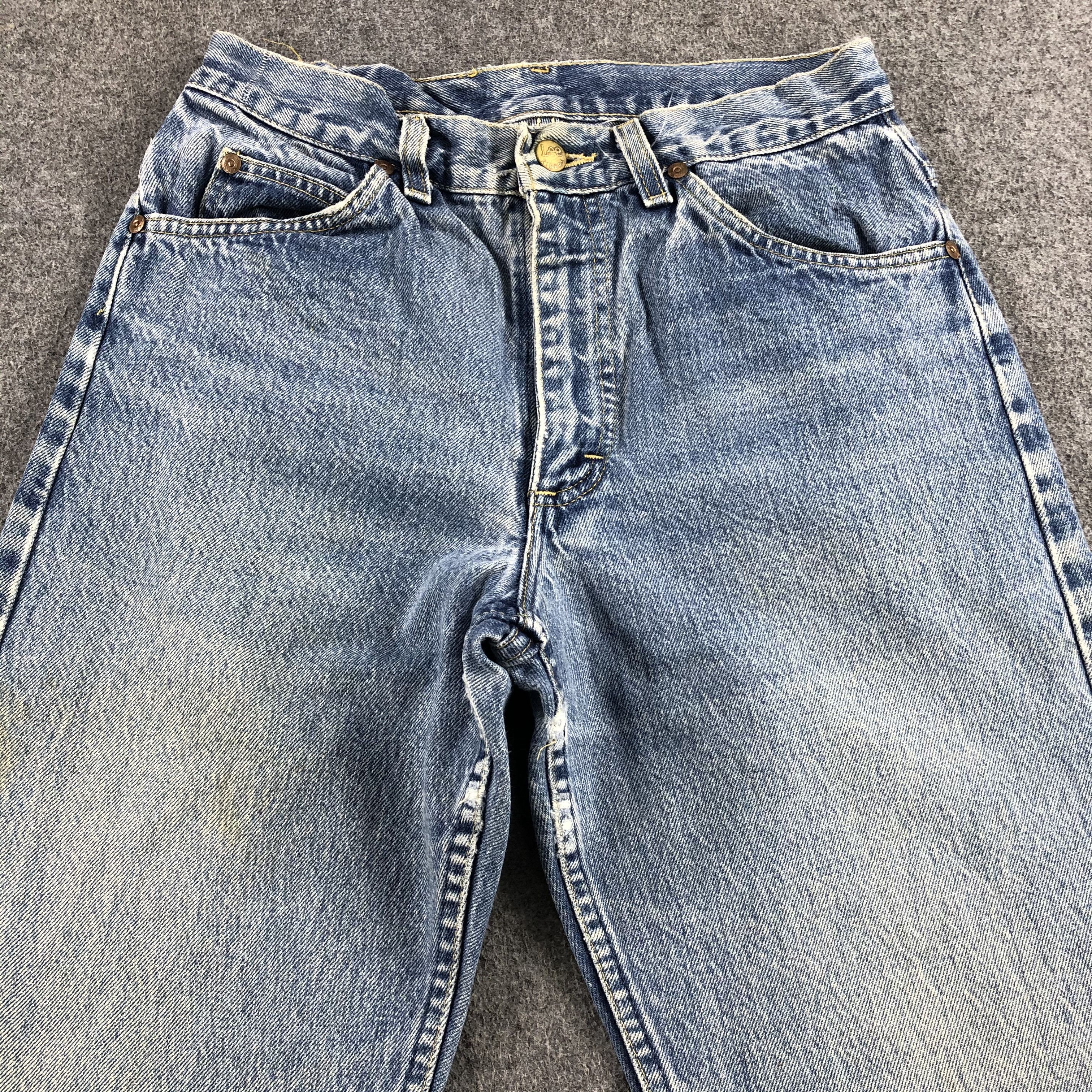 Lee Vintage Blue Wash Lee Jeans-J2248 Size US 27 - 3 Thumbnail