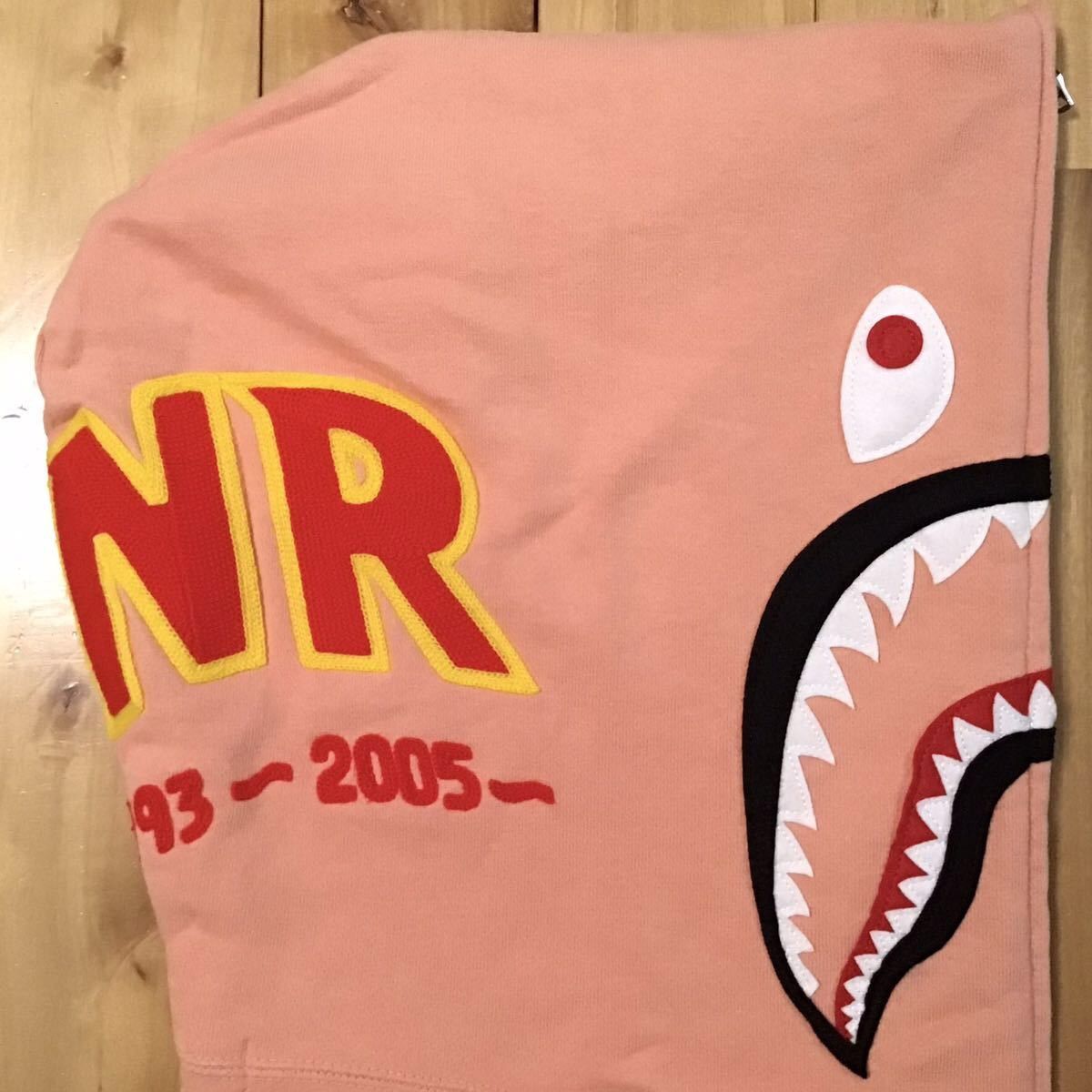 Bape BAPE Shark full zip hoodie salmon a bathing ape PONR Size US L / EU 52-54 / 3 - 4 Thumbnail