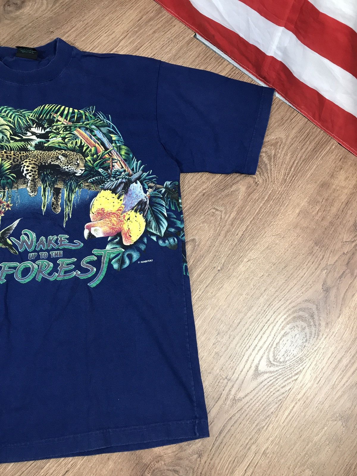 Habitat × Vintage Vintage 90s Habitat Animal Rare T Shirt Size US L / EU 52-54 / 3 - 3 Thumbnail