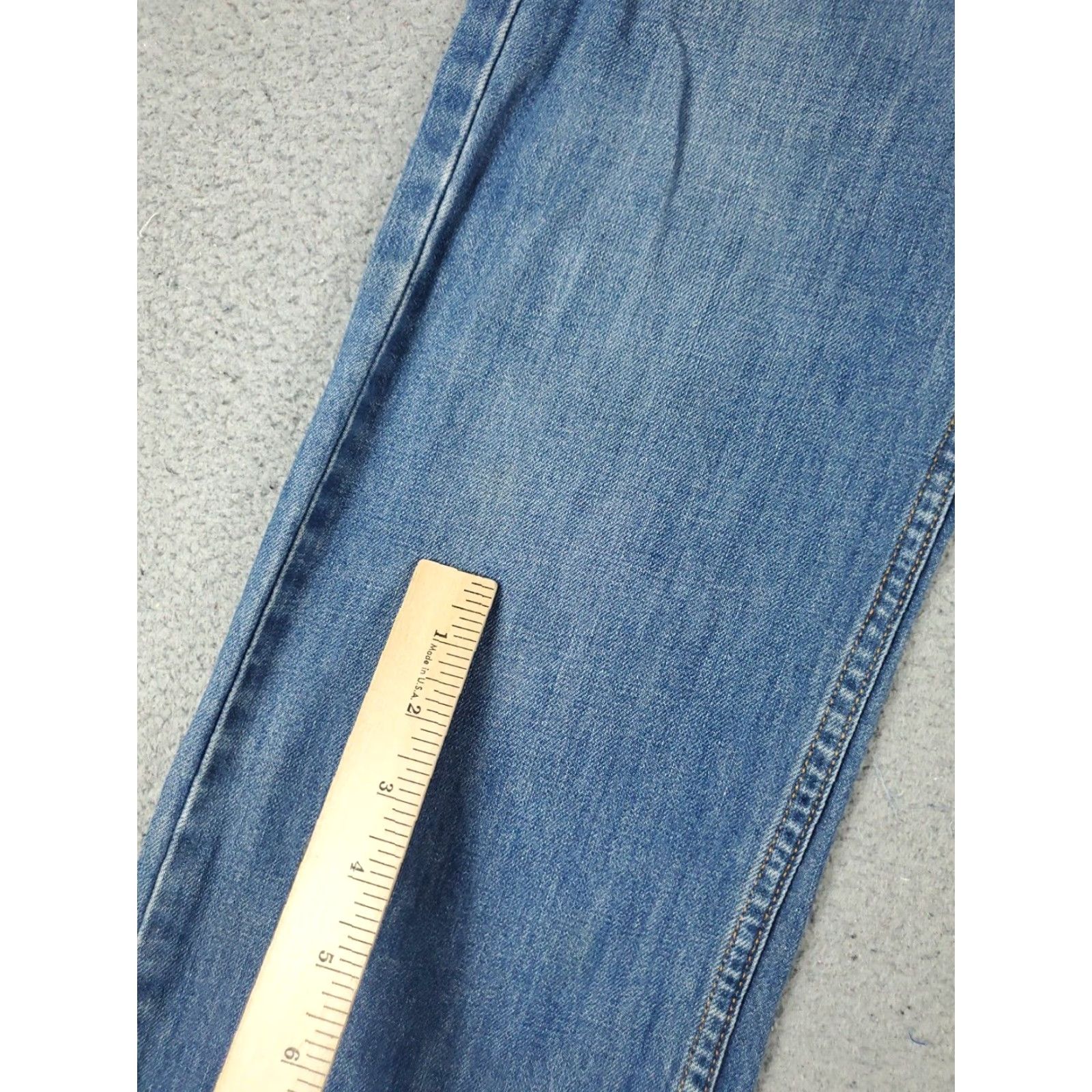 Levi's Levis 514 Straight Leg Jeans Mens Size 32x32.5 Blue Denim Pants Size US 32 / EU 48 - 6 Thumbnail