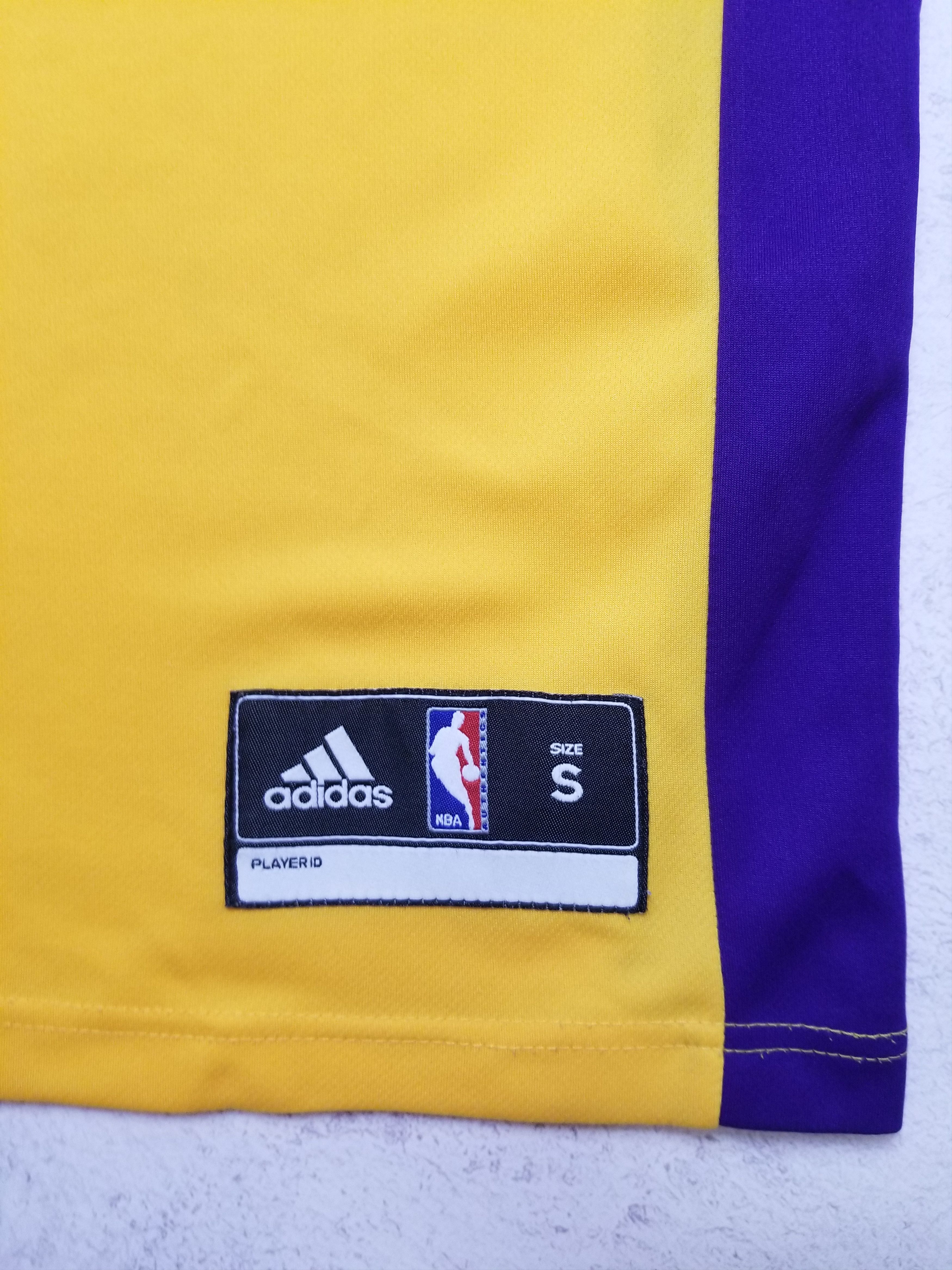Adidas Los Angeles Lakers Kobe Bryant #24 Adidas NBA Yellow 2011 Size US S / EU 44-46 / 1 - 7 Thumbnail