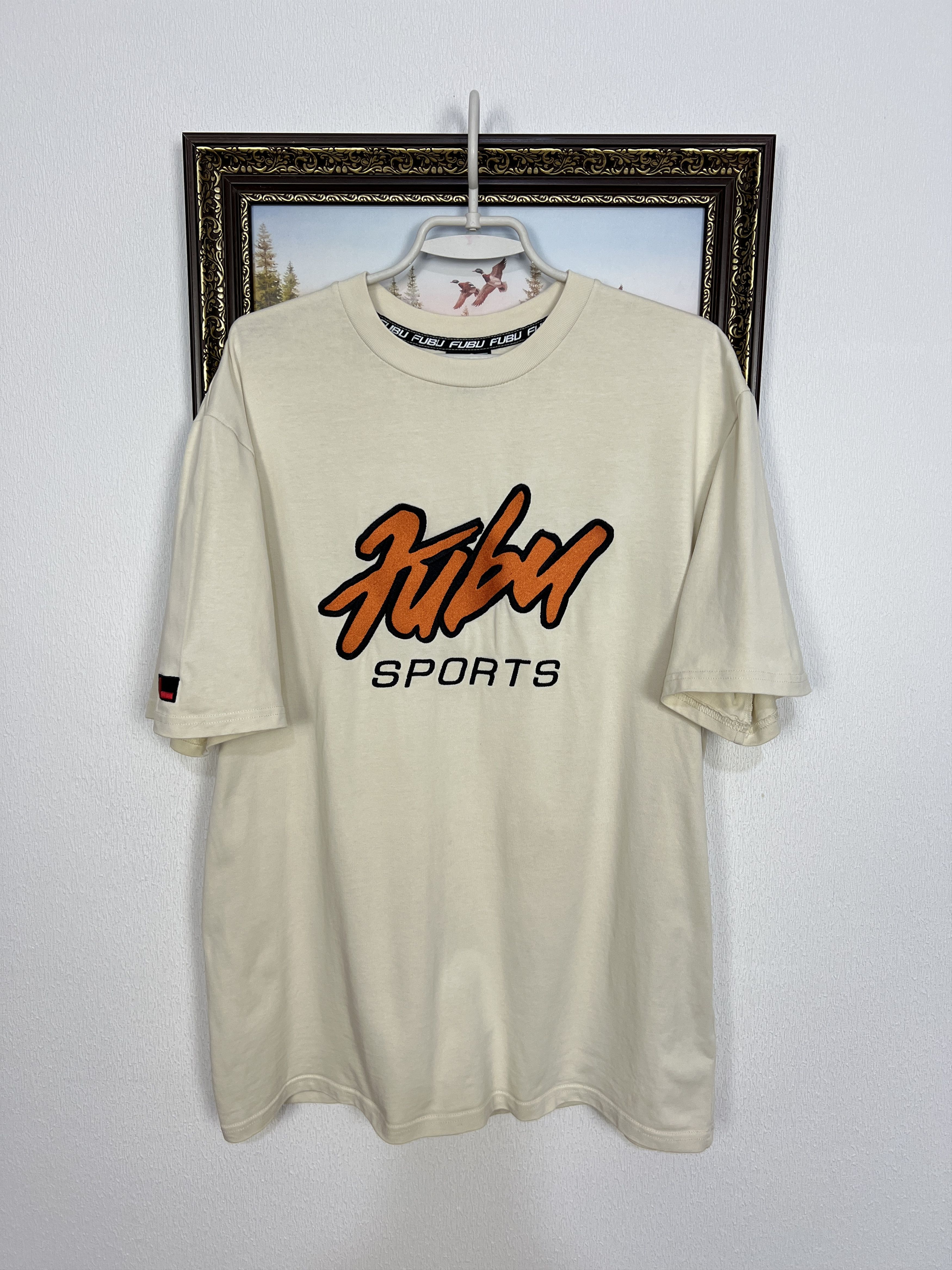 Vintage FUBU Sports Shirt Hip Hop Over Print Spell Out Big Logo Size US M / EU 48-50 / 2 - 1 Thumbnail