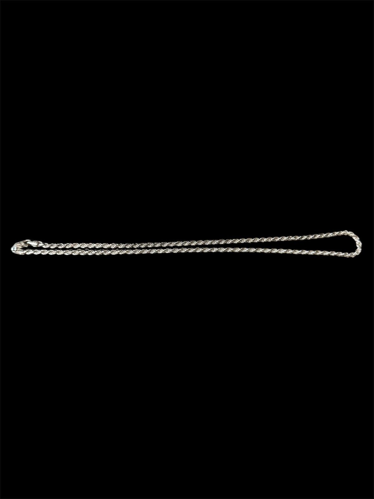 Jewelry Custom 925 Silver Rope Chain Size ONE SIZE - 3 Thumbnail